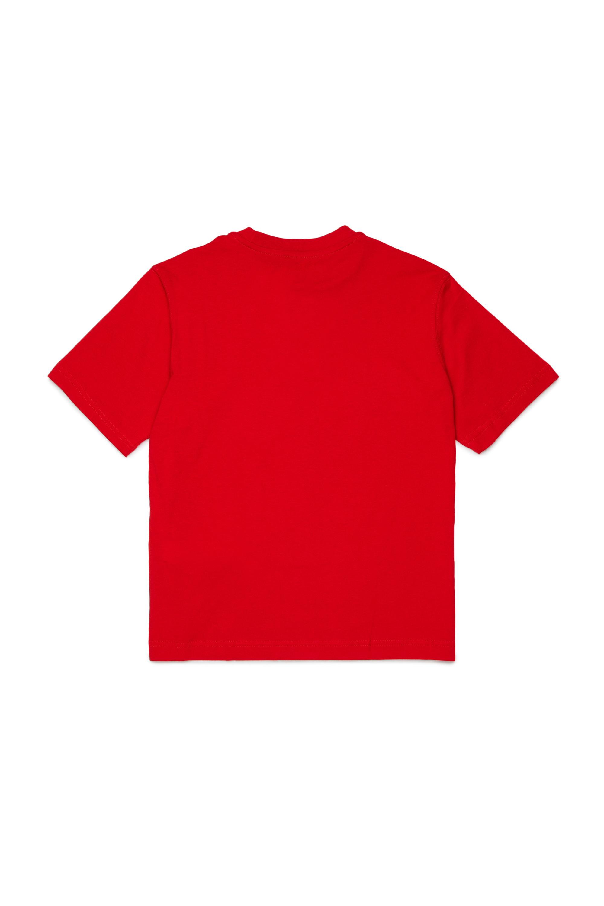 Diesel - TCIRCLE OVER, T-shirt en coton avec imprim&eacute; Diesel Homme in Rouge - 2