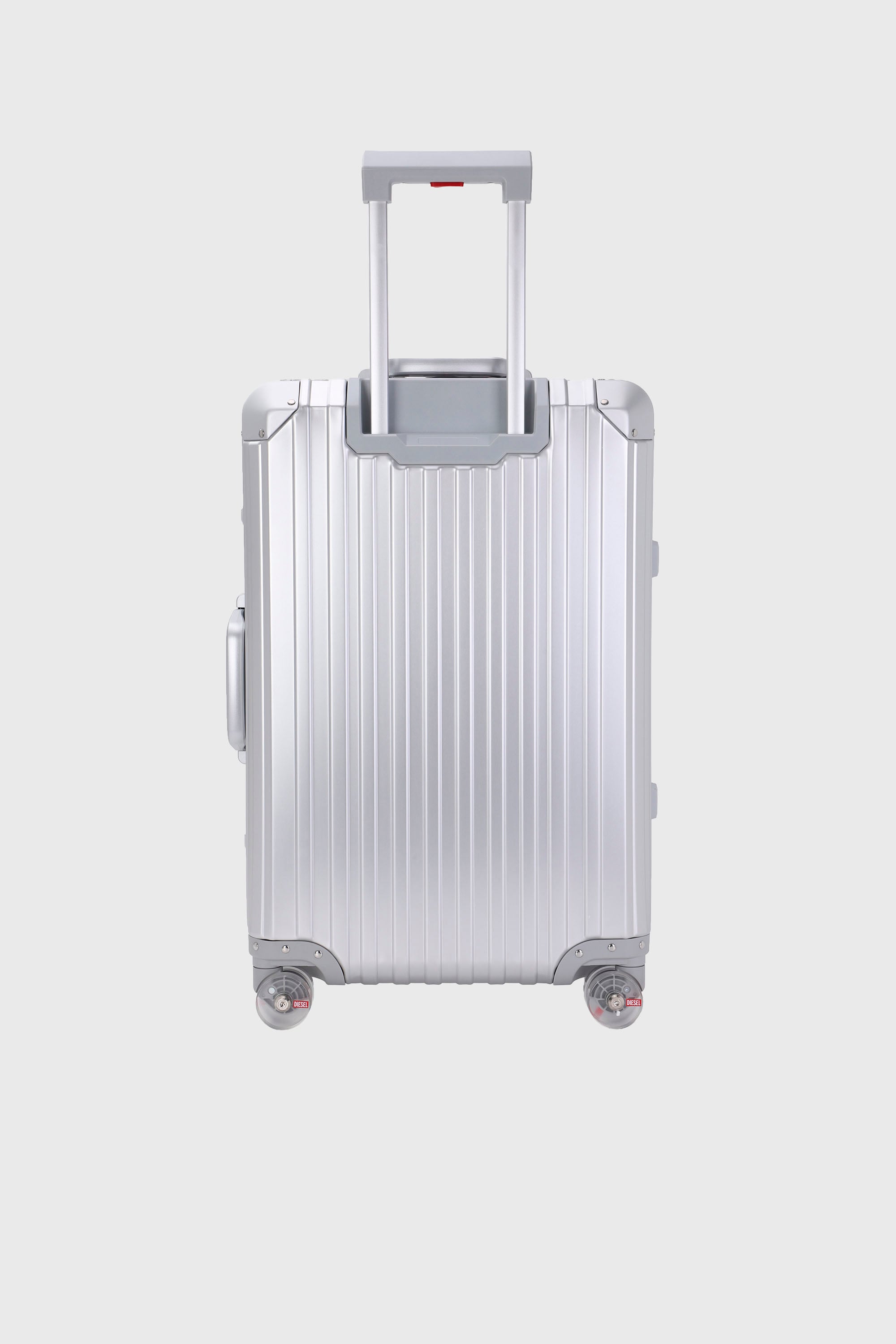 Diesel - DIESEL ALUMINUM TROLLEY- DSL002, Valise en aluminium taille M Mixte in Gris argent&eacute; - 2