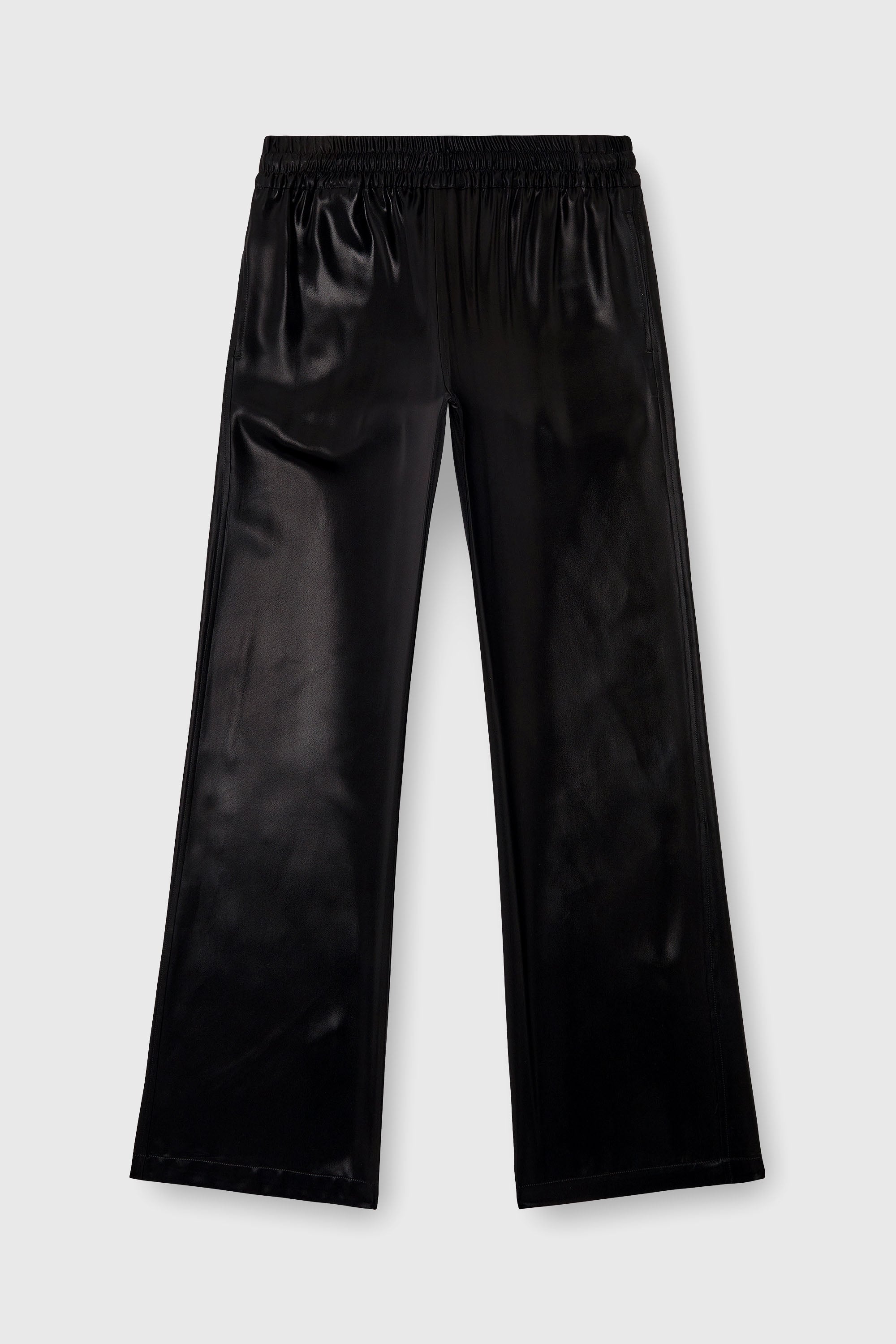 Diesel - P-DREYER-C-WN-Q1, Pantalon de surv&ecirc;tement en satin Femme in Noir - 2