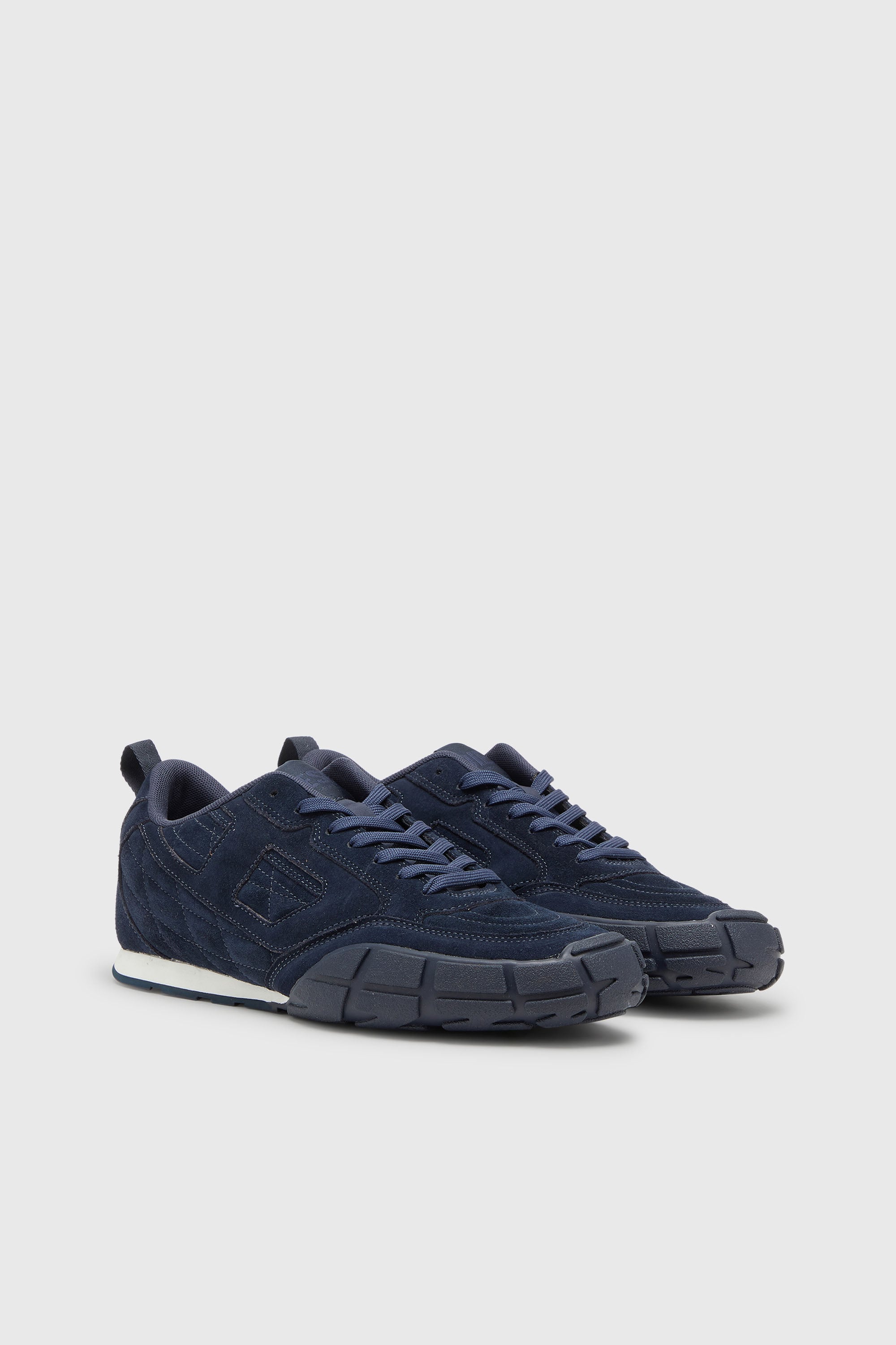 Diesel - S-PAGODHA LOW, S-Pagodha-Baskets en daim matelass&eacute;es Homme in Bleu - 2