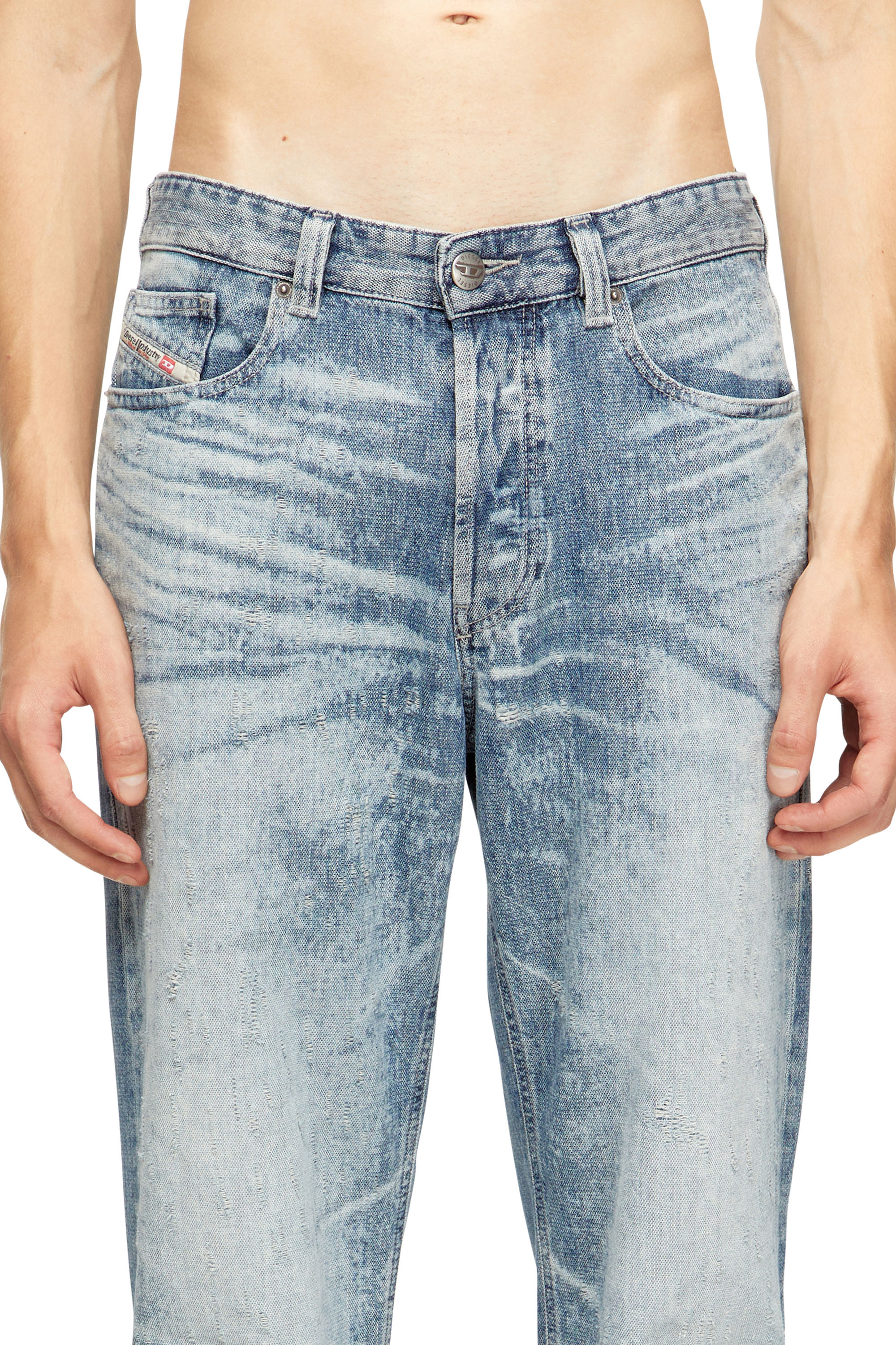 Diesel - Regular Jeans 2024 D-Macs 068TY Homme, Bleu Clair - Image 5