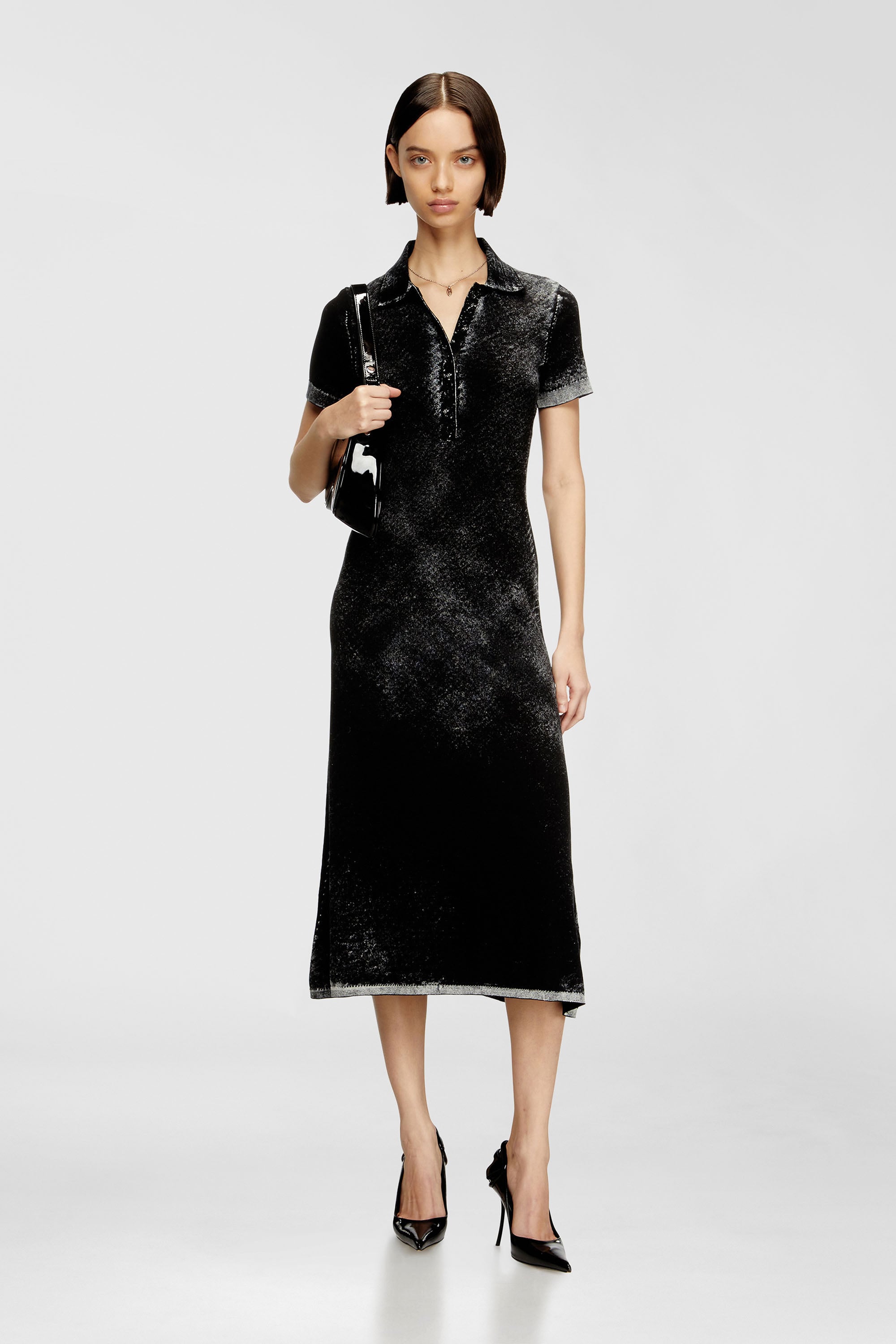 Diesel - PLAY SHOULDER, Play-Sac &agrave; bandouli&egrave;re glossy Femme in Noir - 2