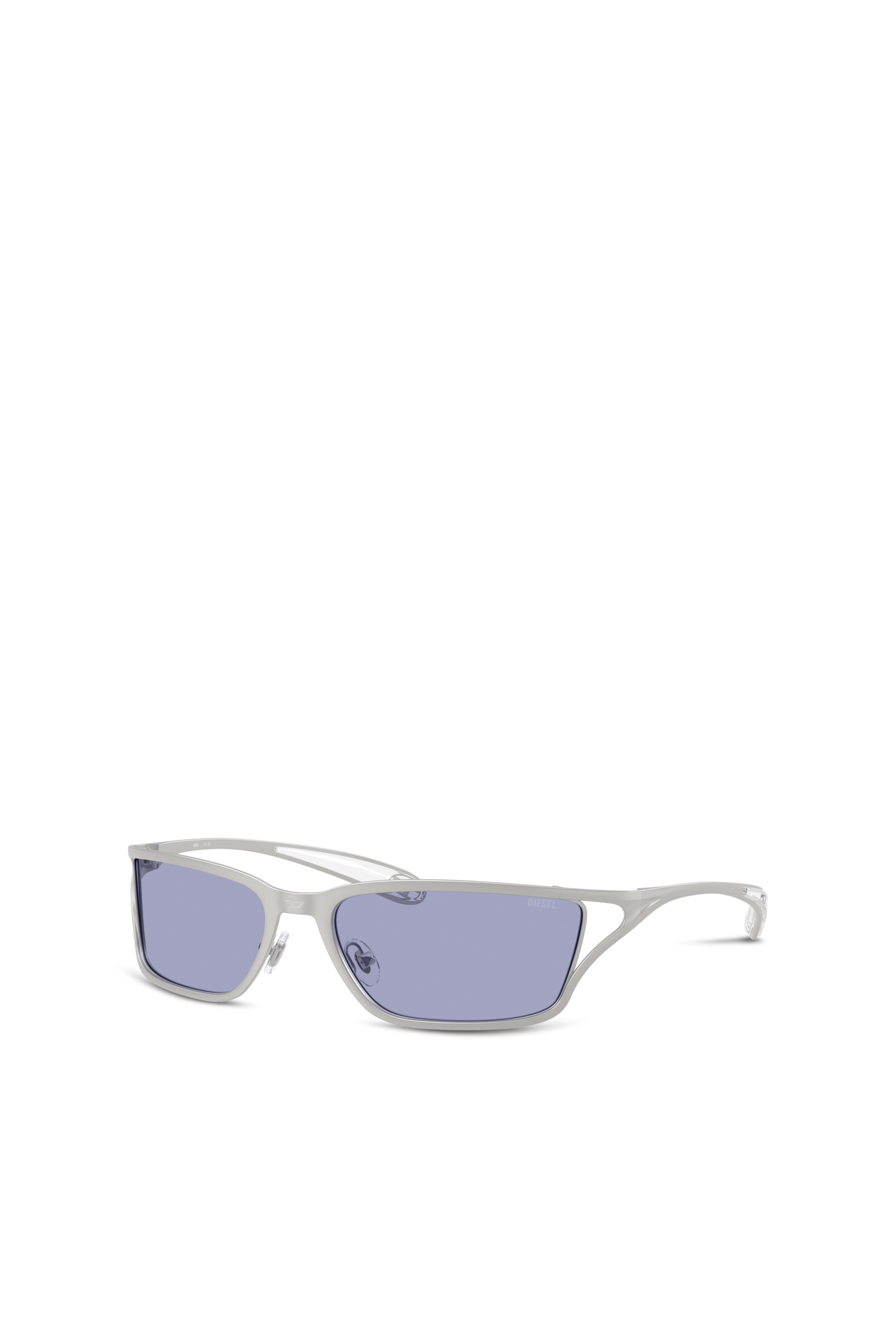 Diesel - 0DL1015, Lunettes de soleil rectangulaires Mixte in Gris - 1