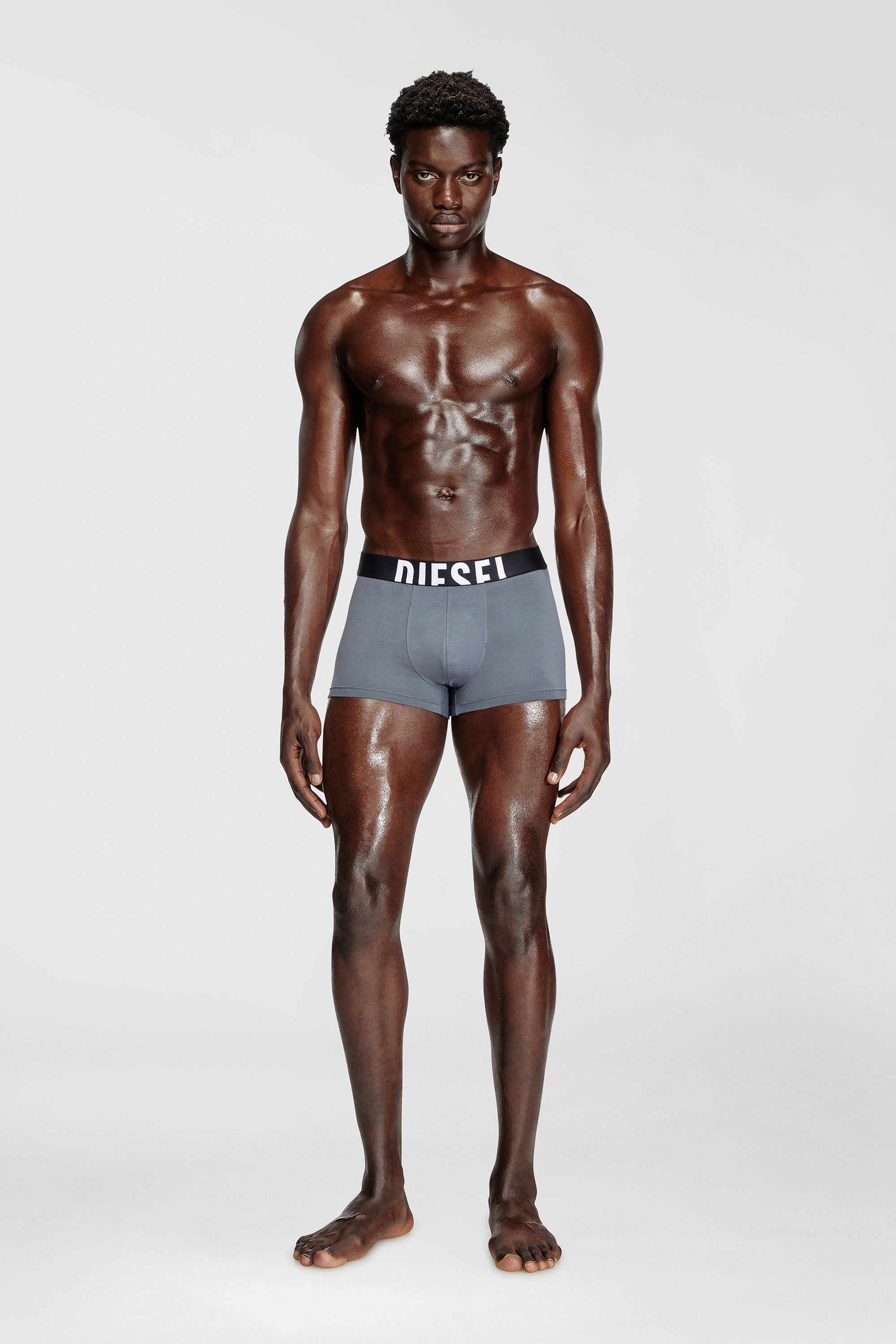 Diesel - DAMIEN-D-POP-3PACK-40, Lot de trois boxers en coton stretch Homme in Polychrome - 2