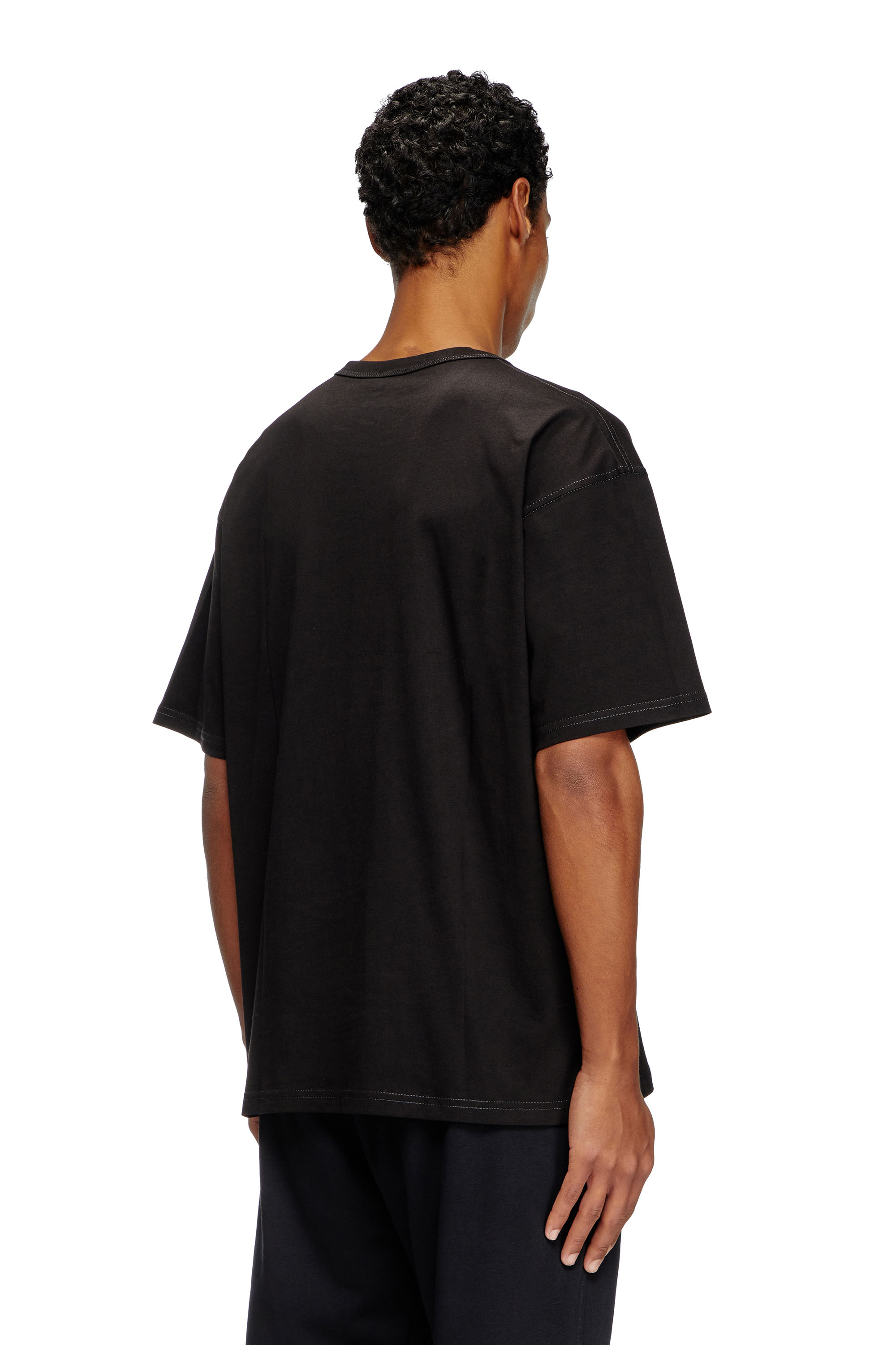 Diesel - T-BOXT-R30, T-shirt avec petit logo Homme in Noir - 4