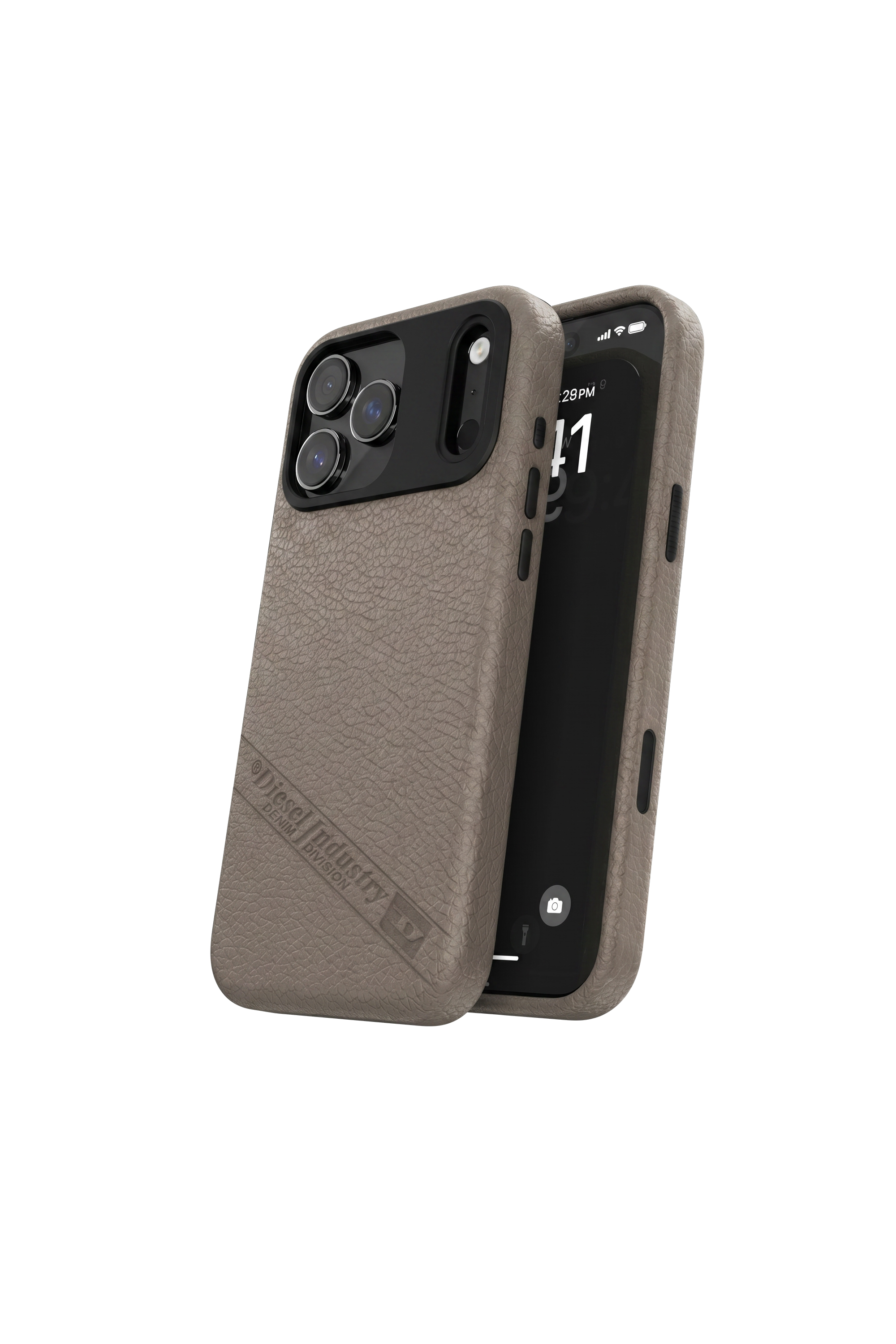 Diesel - 60645 MOULDED CASE, Coque Flag D avec MagSafe pour iPhone 17 Pro Max Mixte in Beige - 3