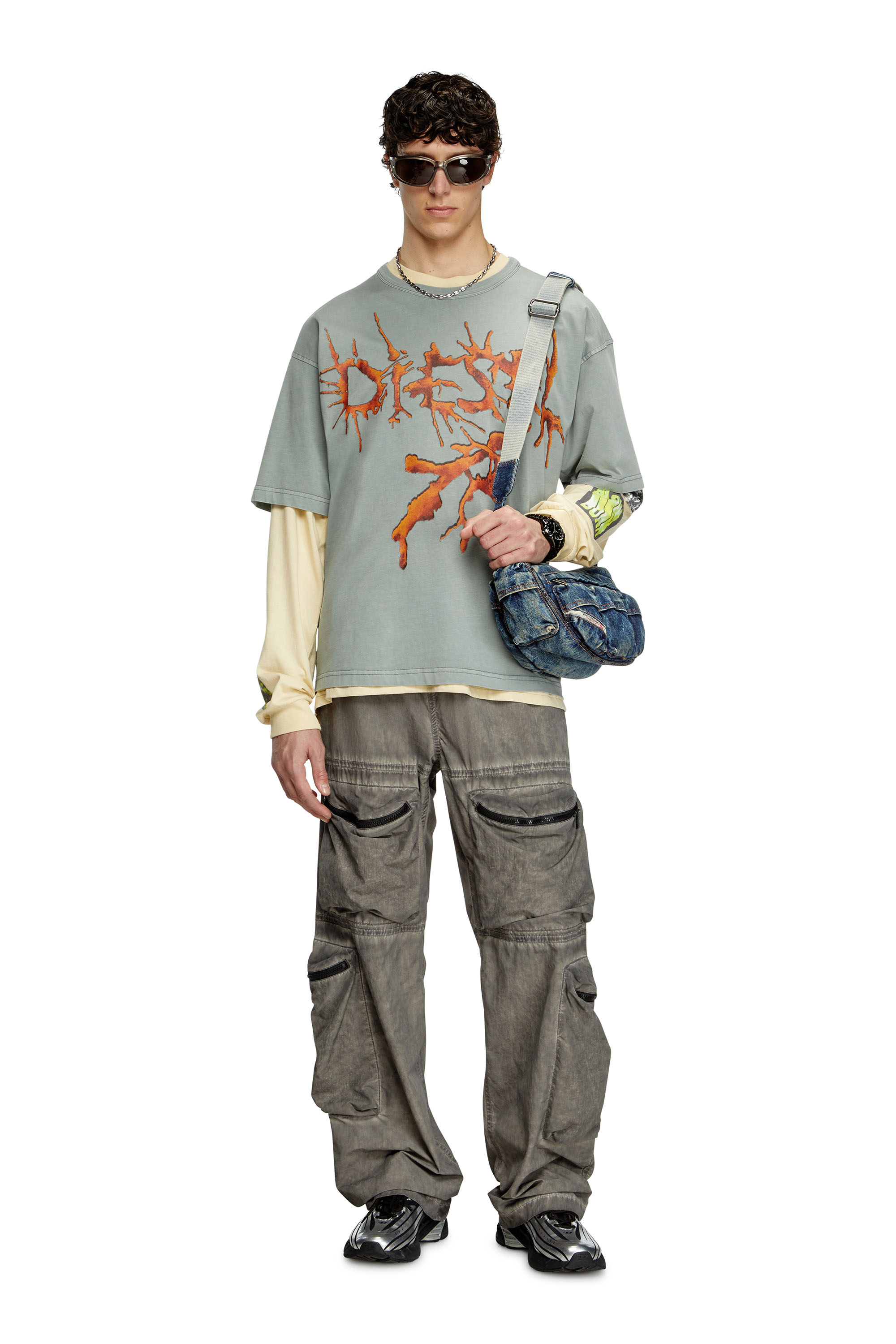 Diesel - T-BOXT-R28, T-shirt avec graphismes de tatouage Homme in ToBeDefined - 2