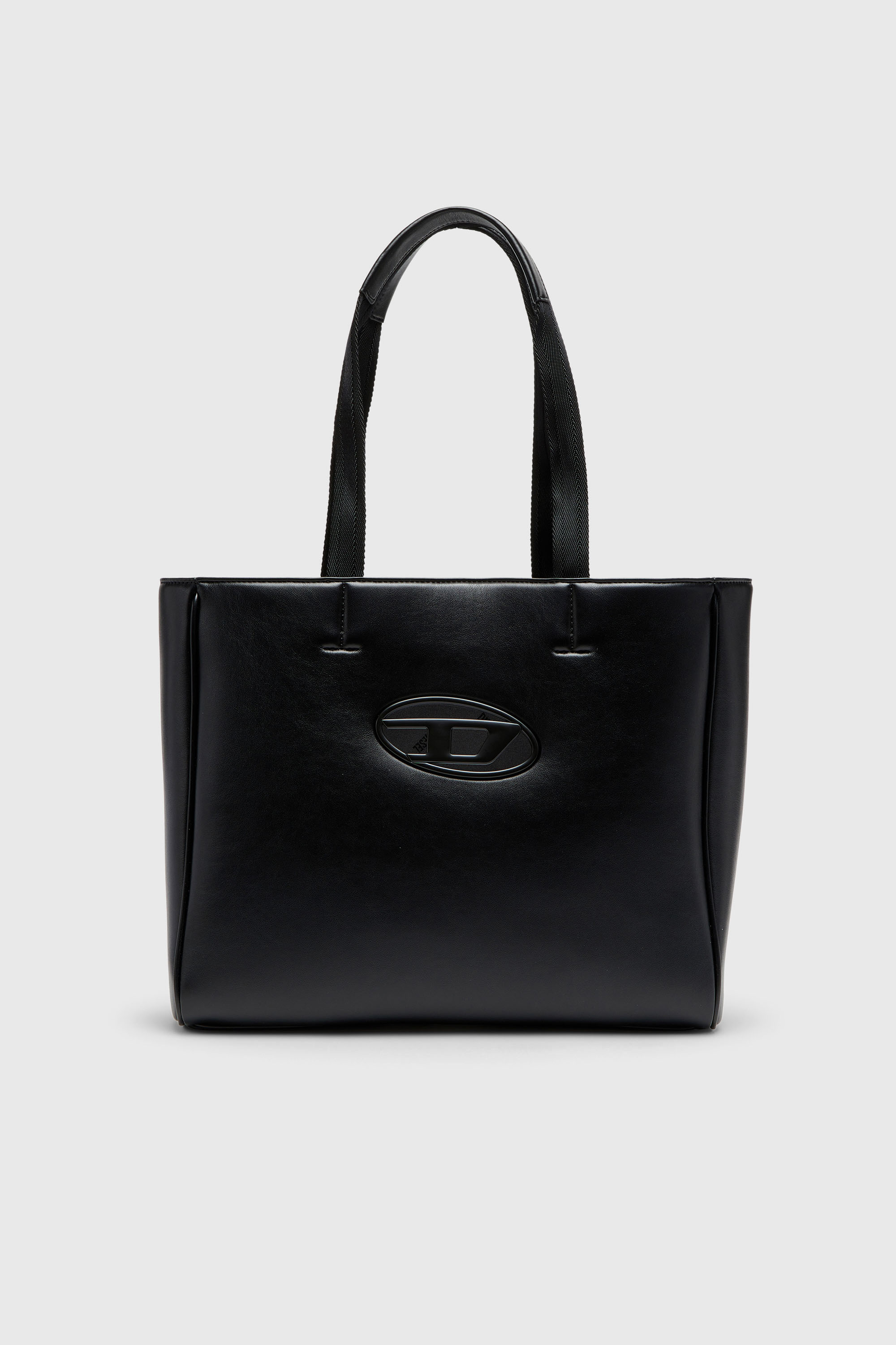 Diesel - HOLI-D SHOPPER EW, Holi-D-Sac shopper en n&eacute;opr&egrave;ne contrecoll&eacute; Mixte in Noir - 1