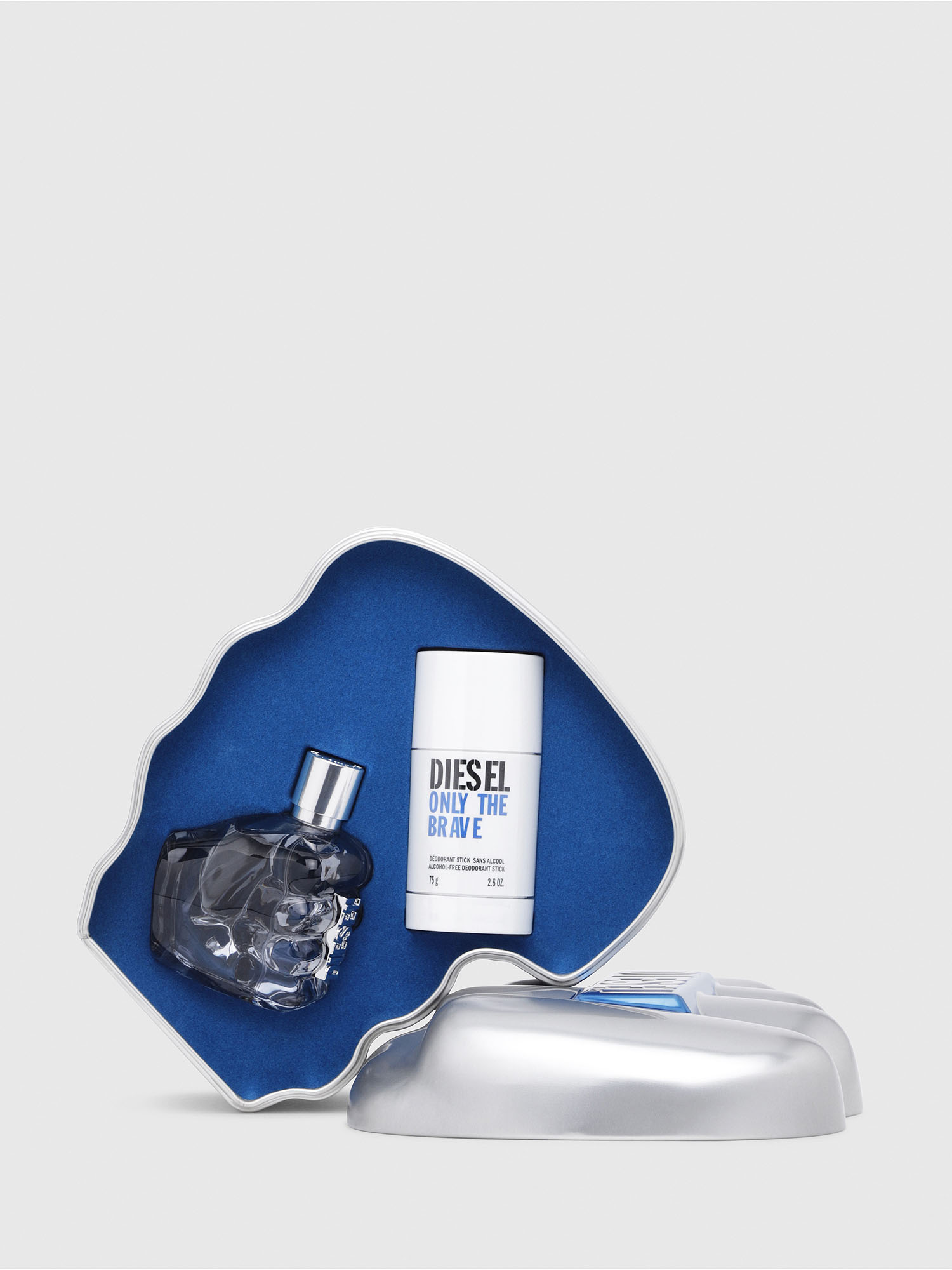 Diesel - ONLY THE BRAVE 75ML METAL GIFT SET, Coffret métallique avec Eau de Toilette pour homme 75ml et déodorant stick 75gr Homme in Générique - 1