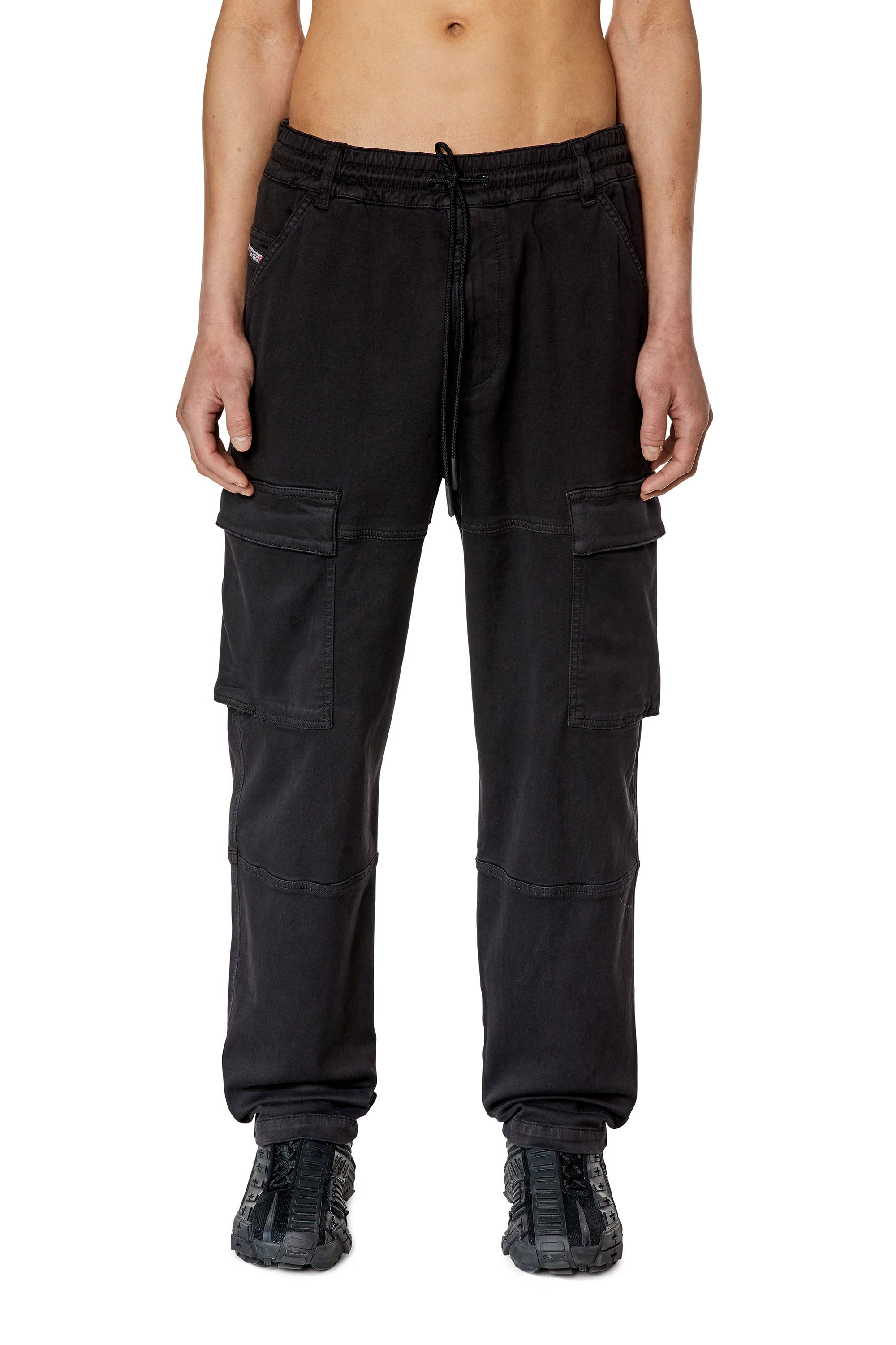 Diesel - Krooley JoggJeans® 068DY Tapered, Noir - Image 1