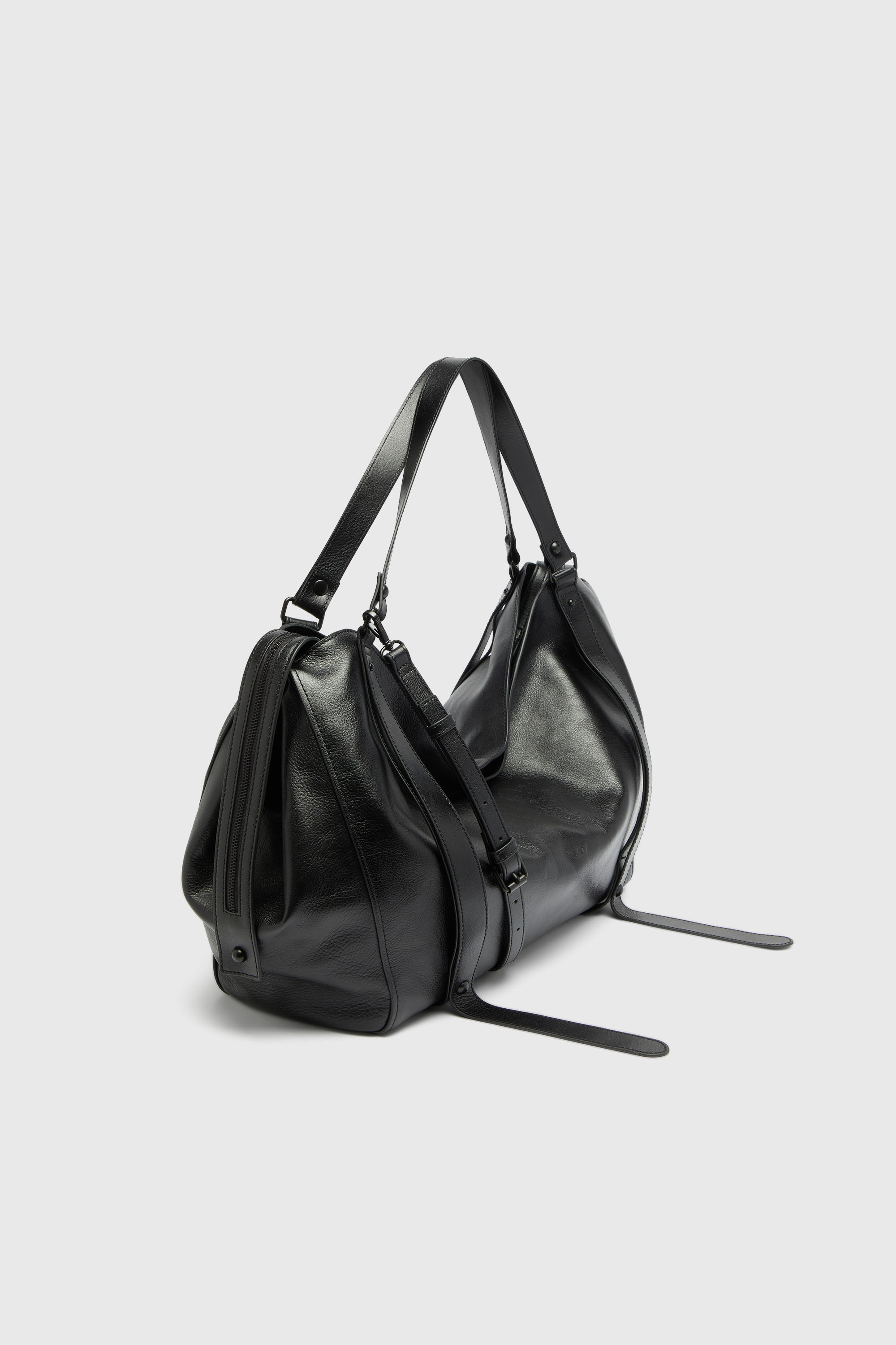 Diesel - D-ONE DUFFLE 48H, D-One-Sac polochon en cuir Mixte in Noir - 4
