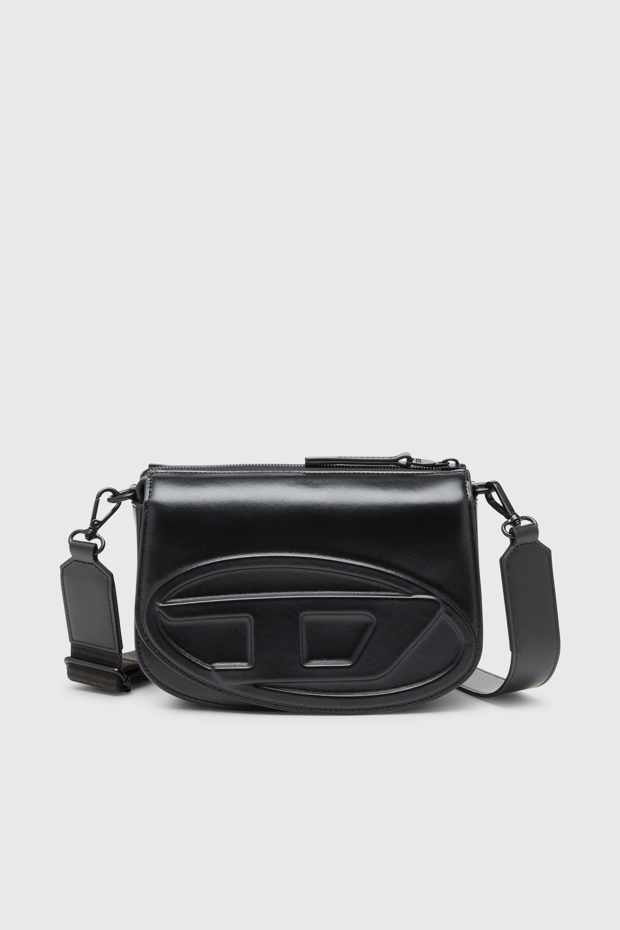 Diesel - 1DR CAMERA BAG, 1DR-Sac camera en cuir premium Mixte in Noir - 1