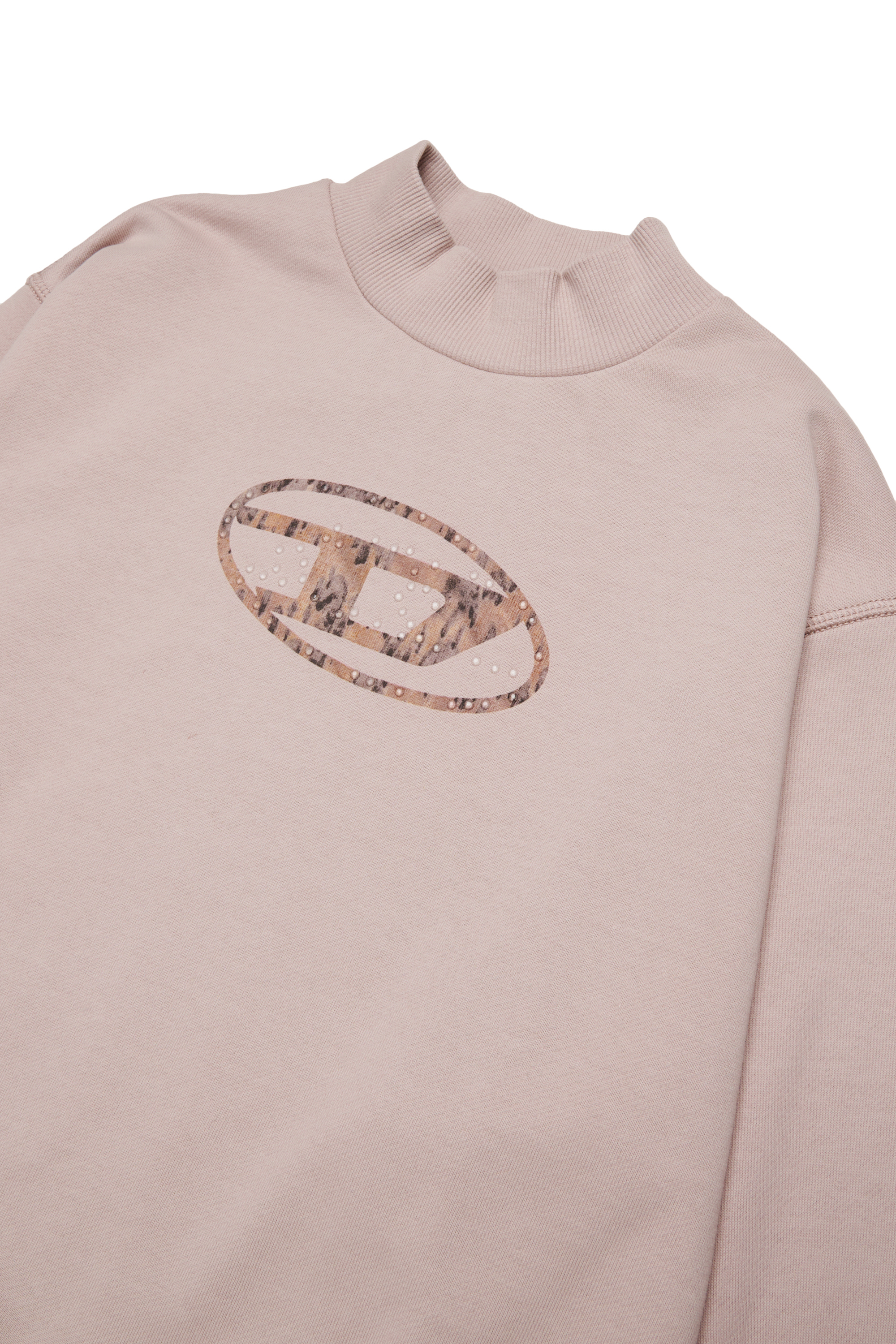 Diesel - SDOLSY, Sweat en coton avec logo sur le devant Femme in Rose - 3