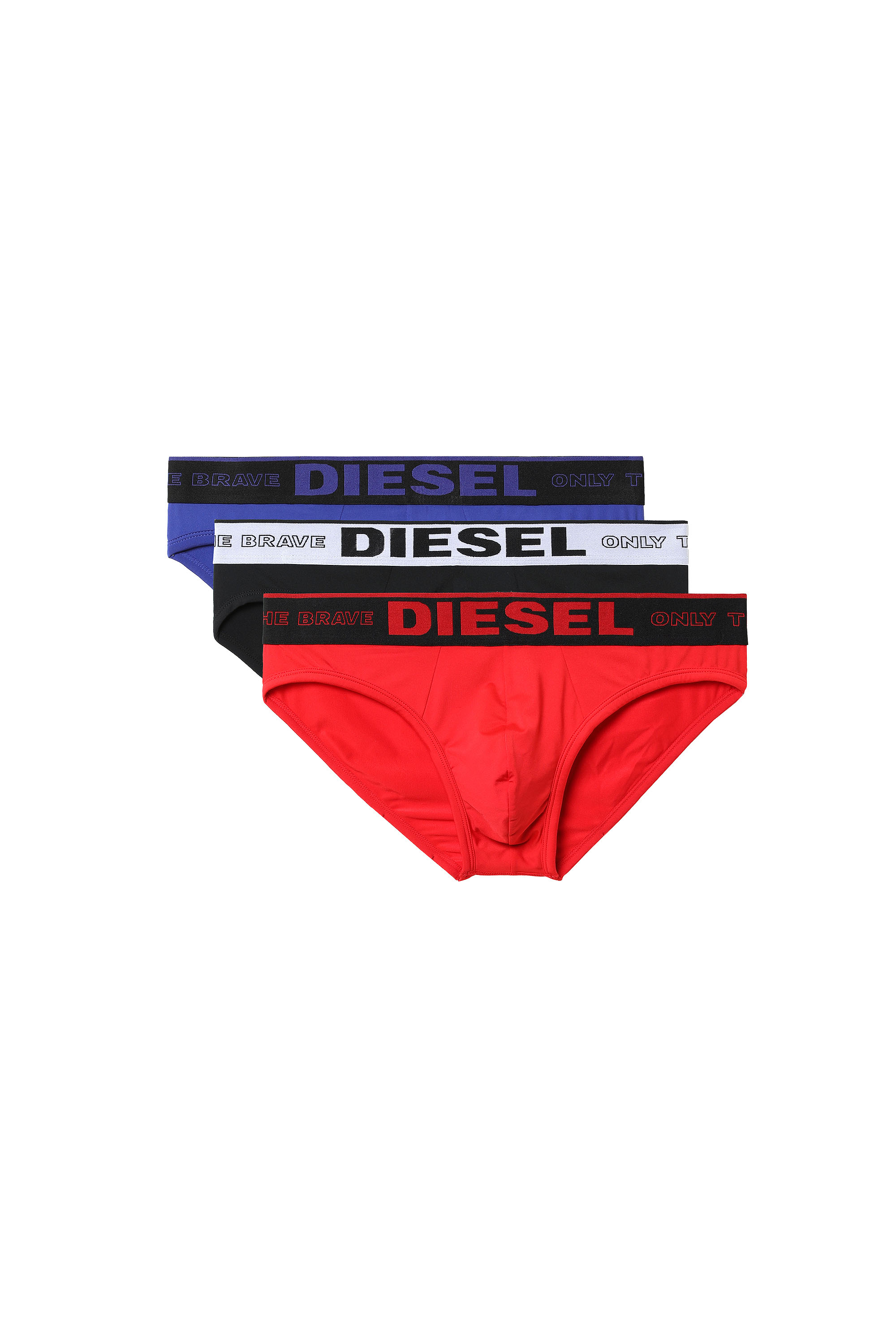 55-DBRIEF-THREEPACK, Noir/Rouge - Culottes