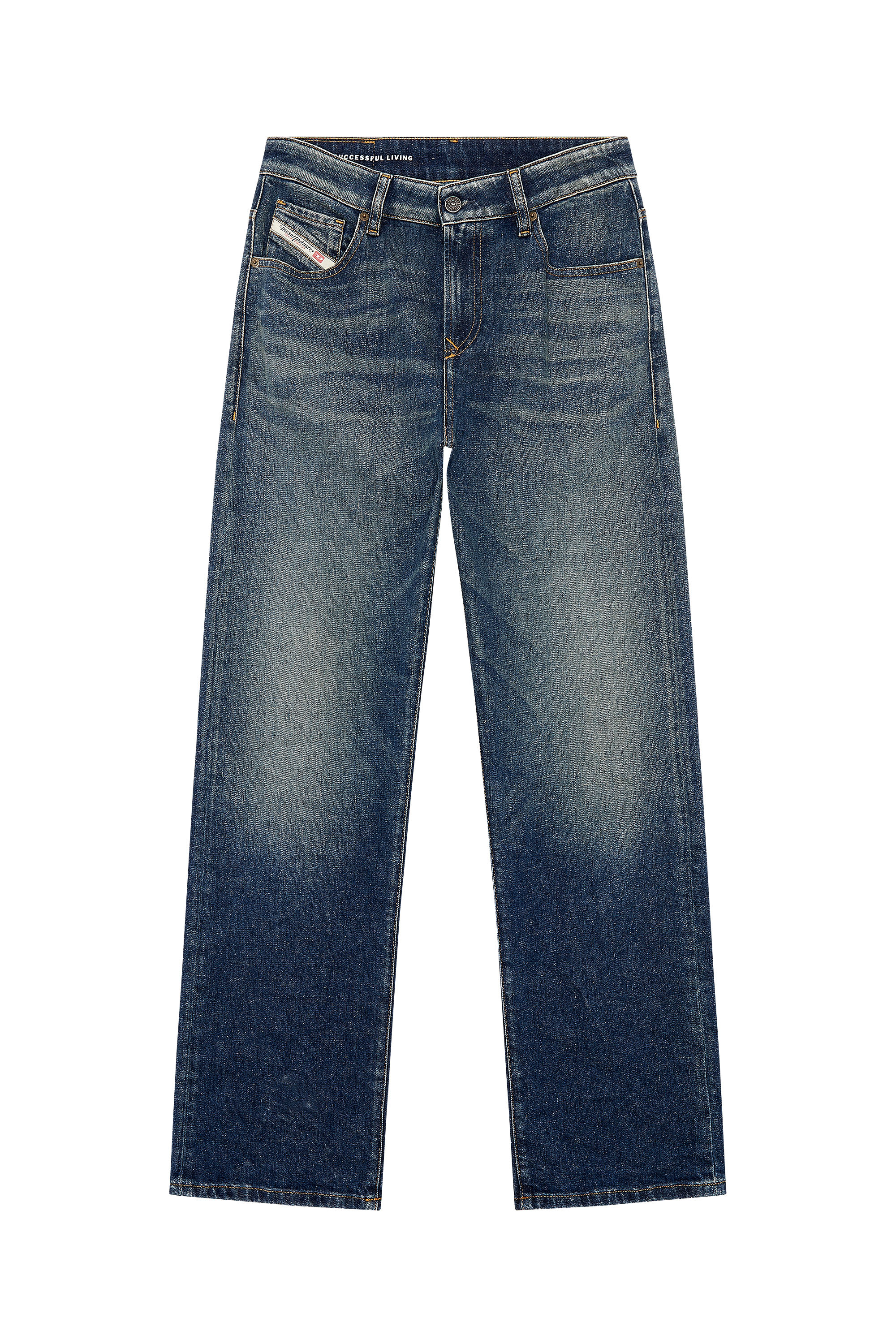 Diesel - Straight Jeans 1999 D-Reggy 09H49, Bleu Foncé - Image 5