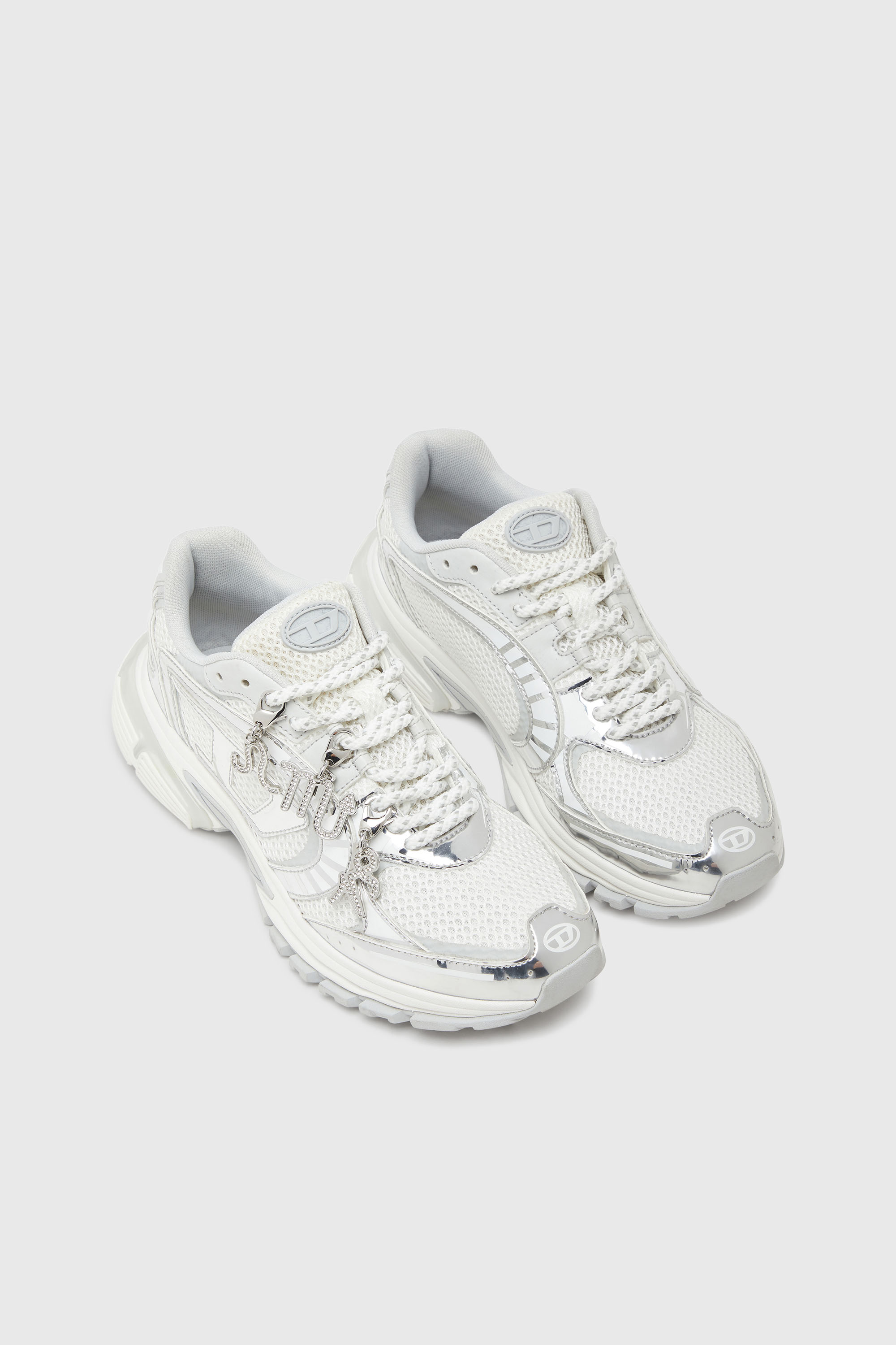 Diesel - CHARM CAPRICORN, Breloque Capricorne en m&eacute;tal avec strass Mixte in Gris argent&eacute; - 2