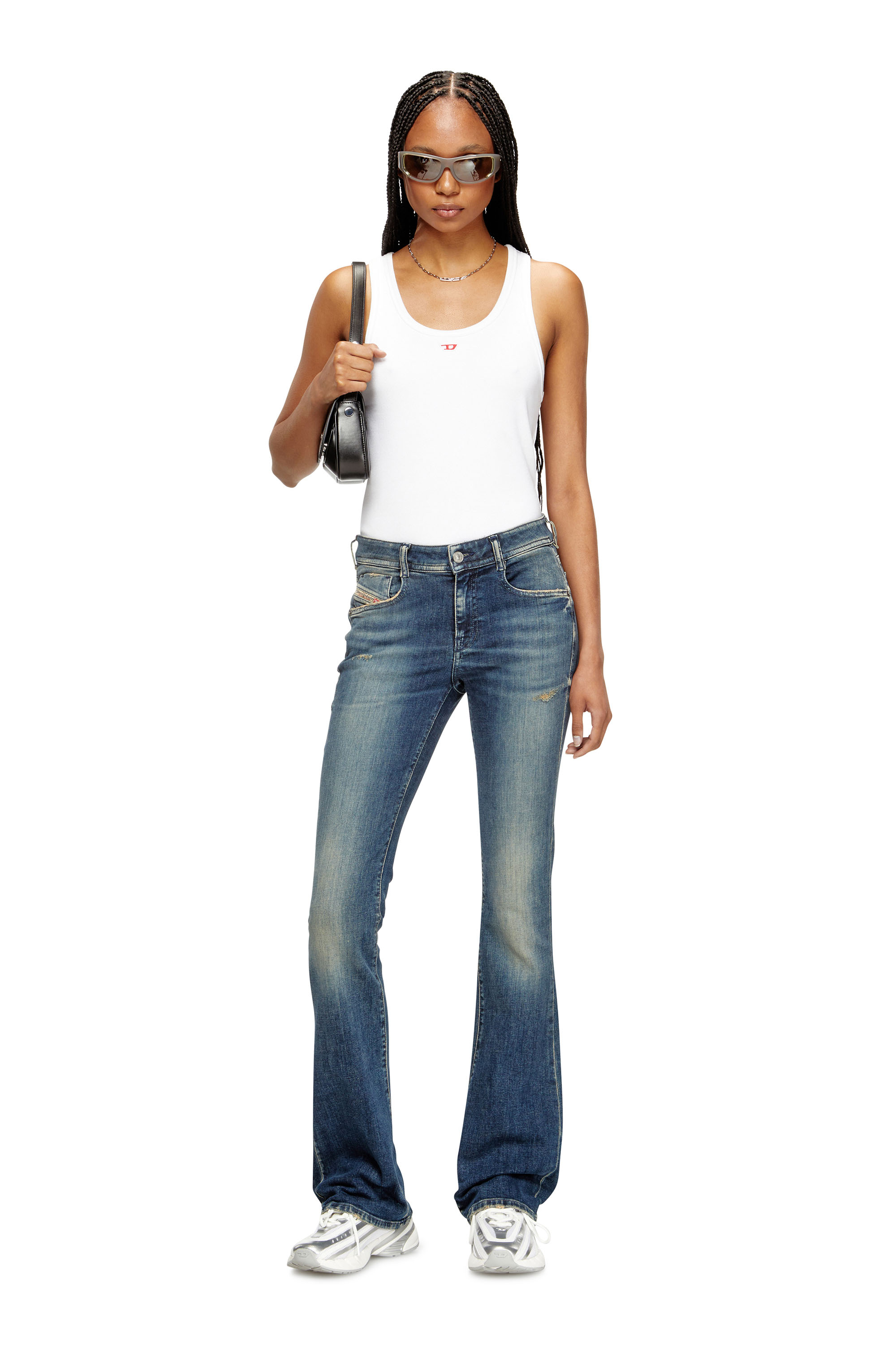 Diesel - Bootcut Jeans 1969 D-Ebbey 09L96 Femme, Bleu Foncé - Image 2