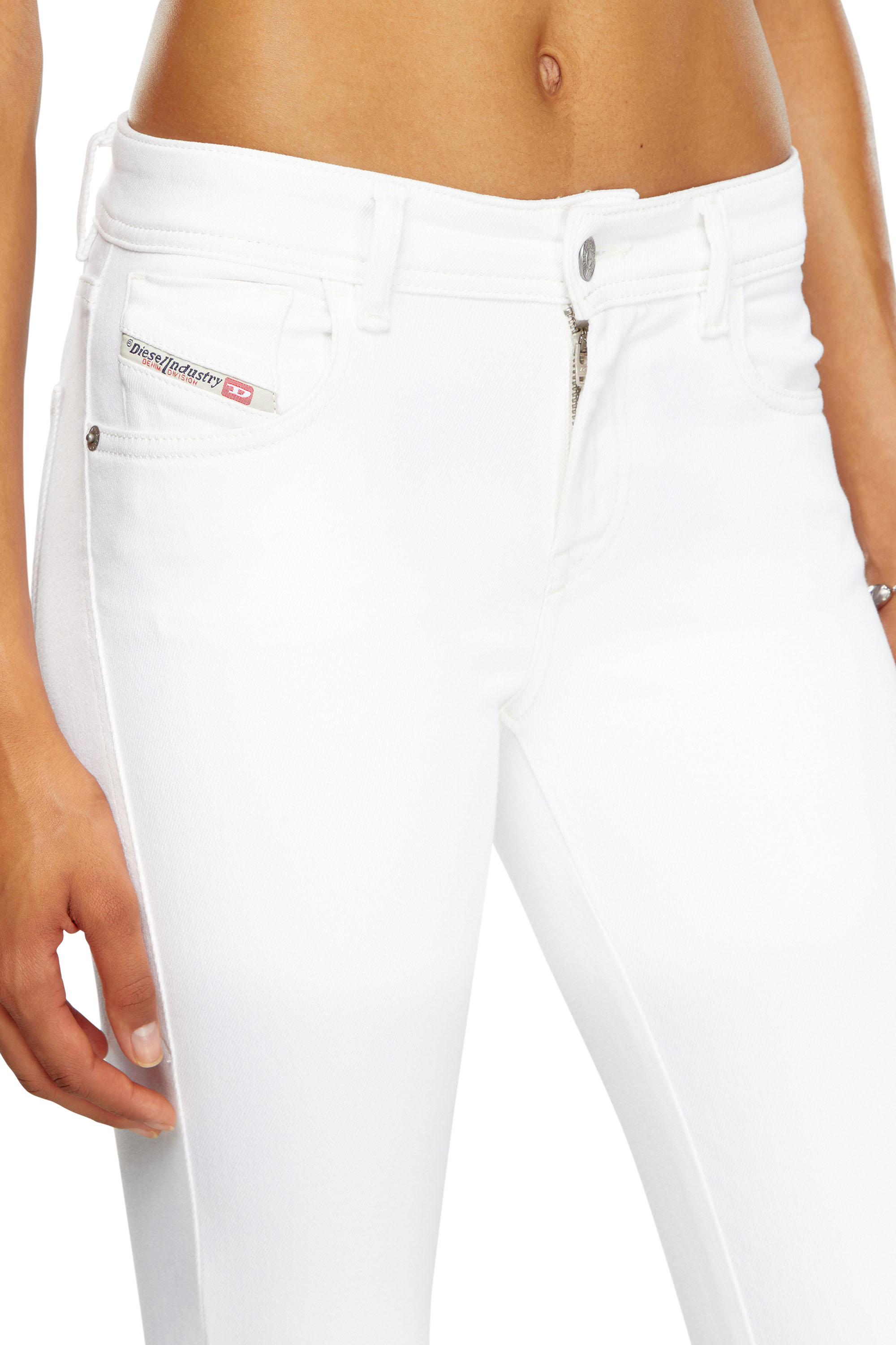Diesel - Femme Super skinny Jeans 2017 Slandy 09F90, Blanc - Image 3