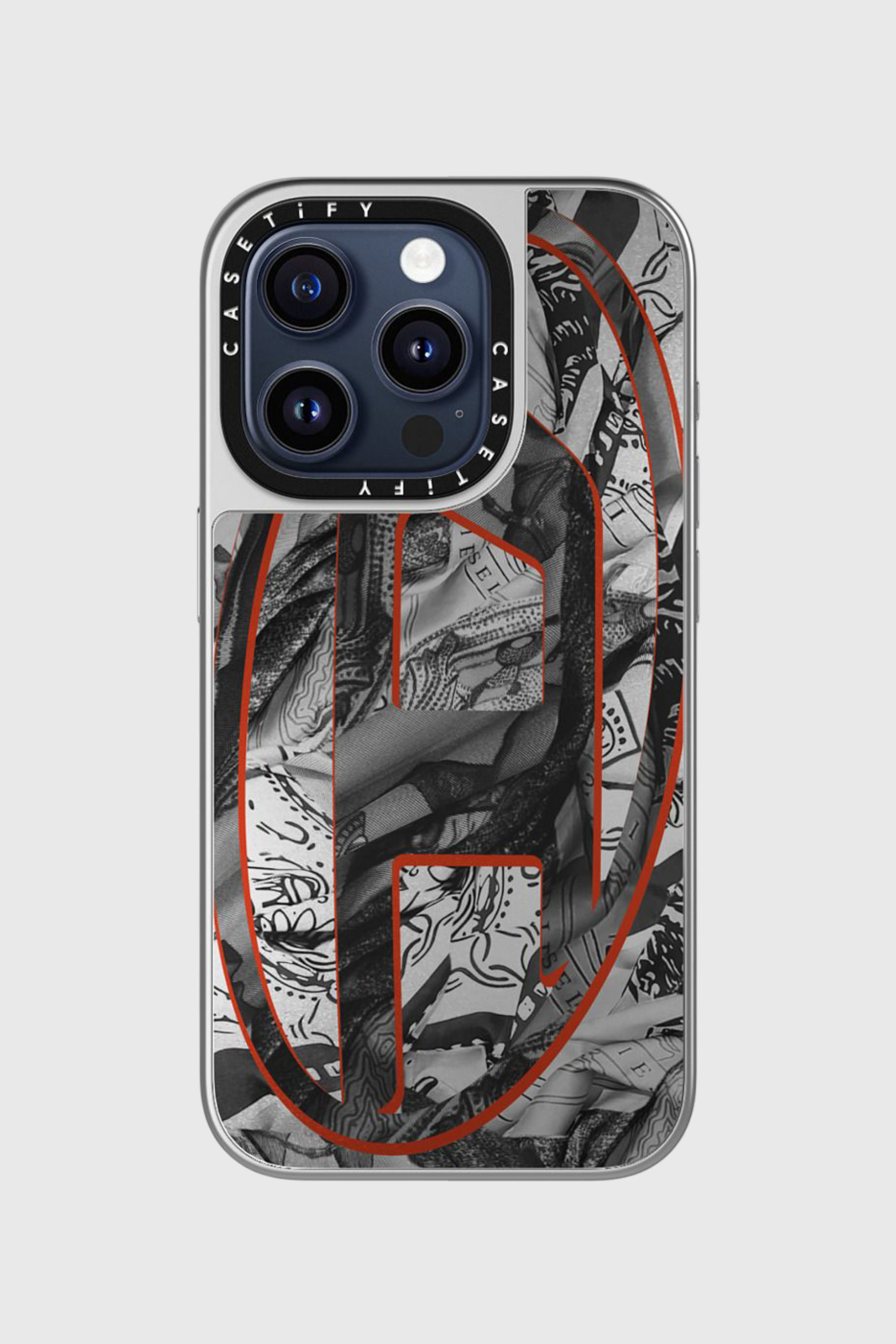 Diesel - 60336 CASETIFY MOULDED CASE, Coque MagSafe Bandana iPhone 15 Pro Mixte in Polychrome - 1