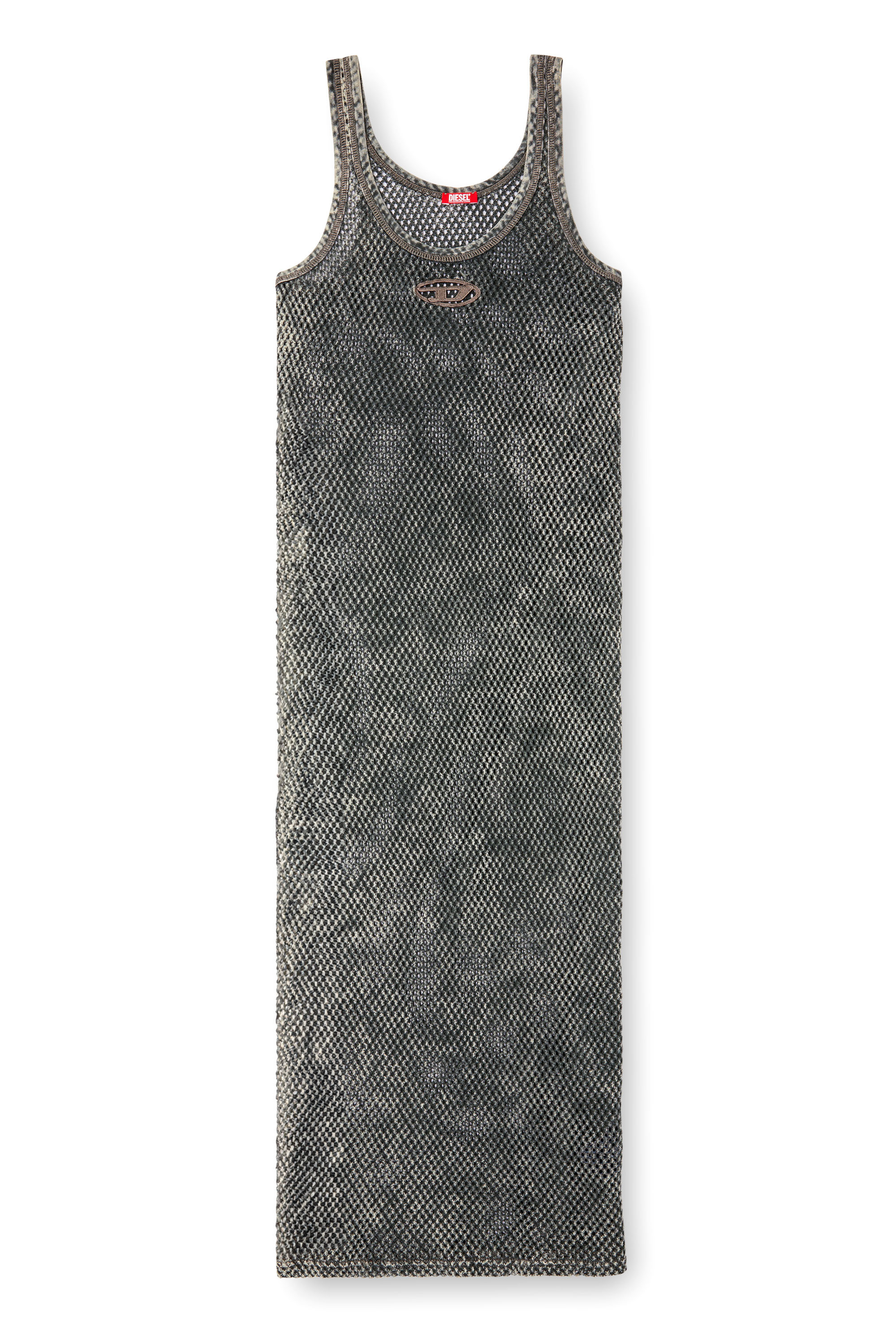 Diesel - MAEVE-UTLT, Tunique de plage en mesh Femme in Marron - 4