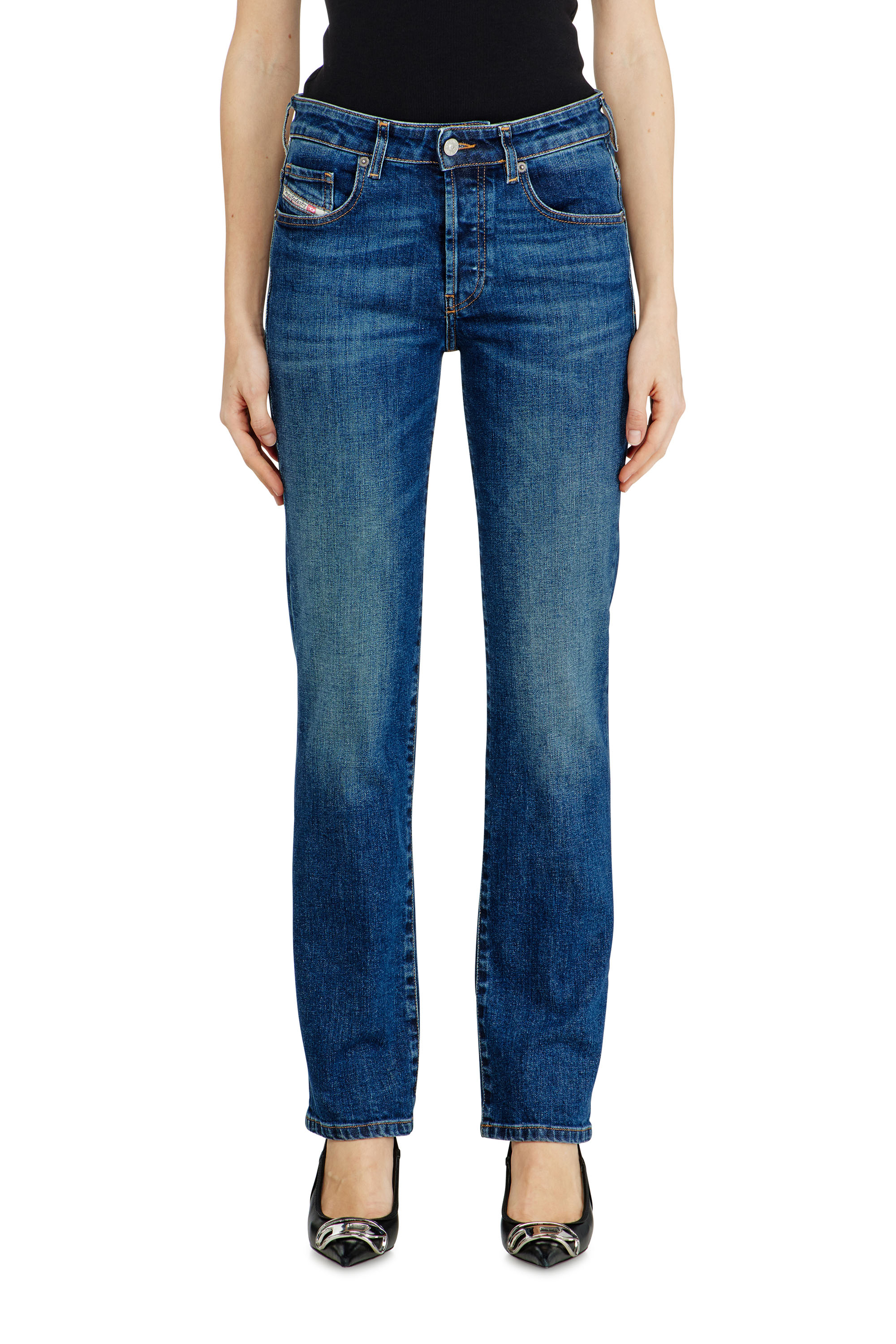 Diesel - Regular Jeans 1989 D-Mine 09I28 Femme, Bleu Fonc&eacute; - Image 2