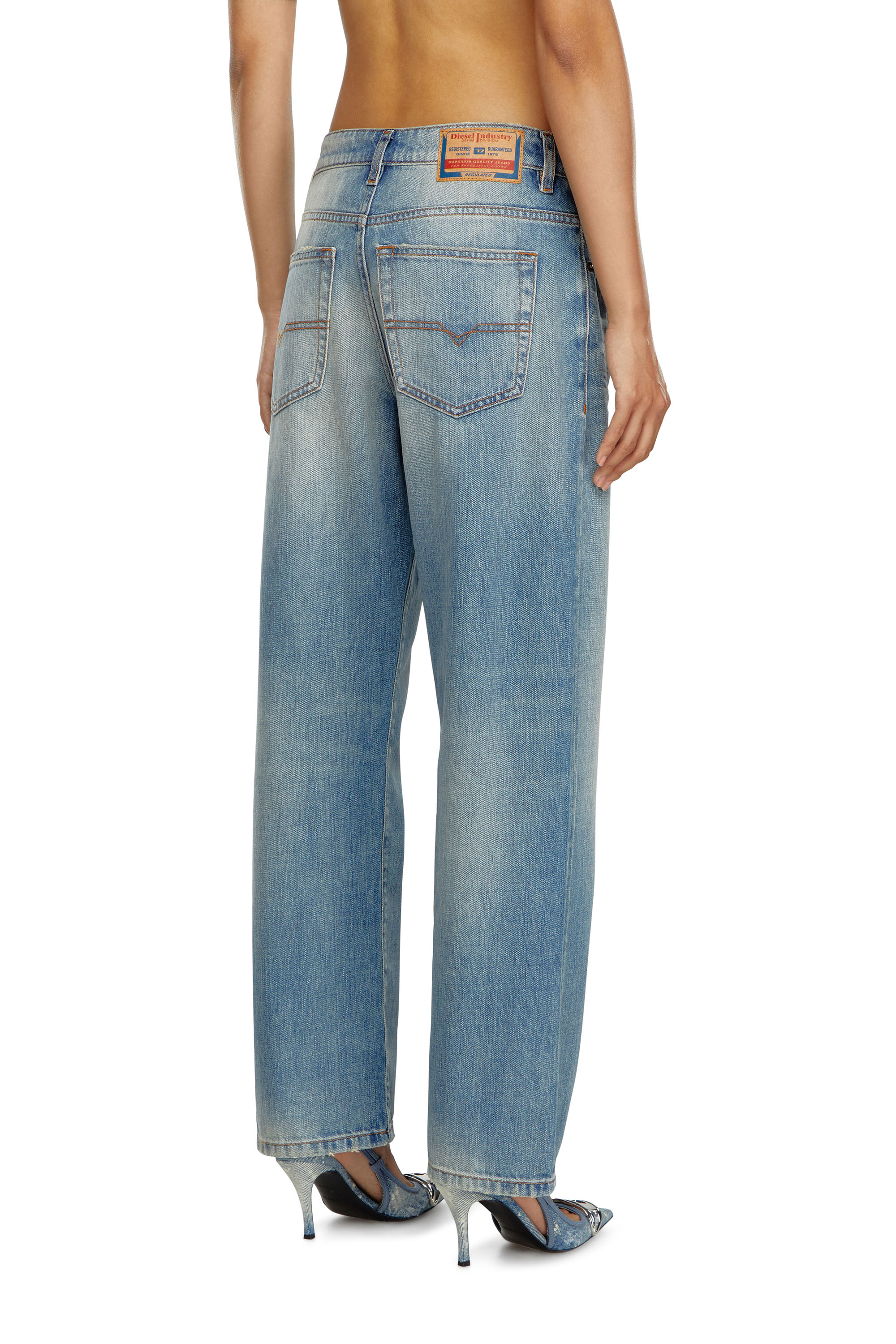 Diesel - Femme Straight Jeans 1999 D-Reggy 0GRDN, Bleu Clair - Image 1