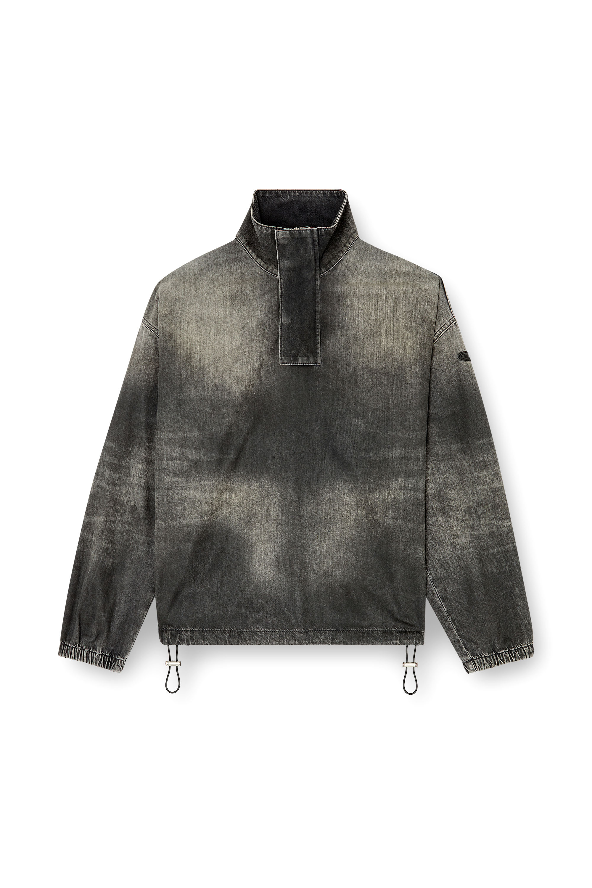 Diesel - D-FLOW-S3, Haut en jean avec col montant Mixte in Noir - 3