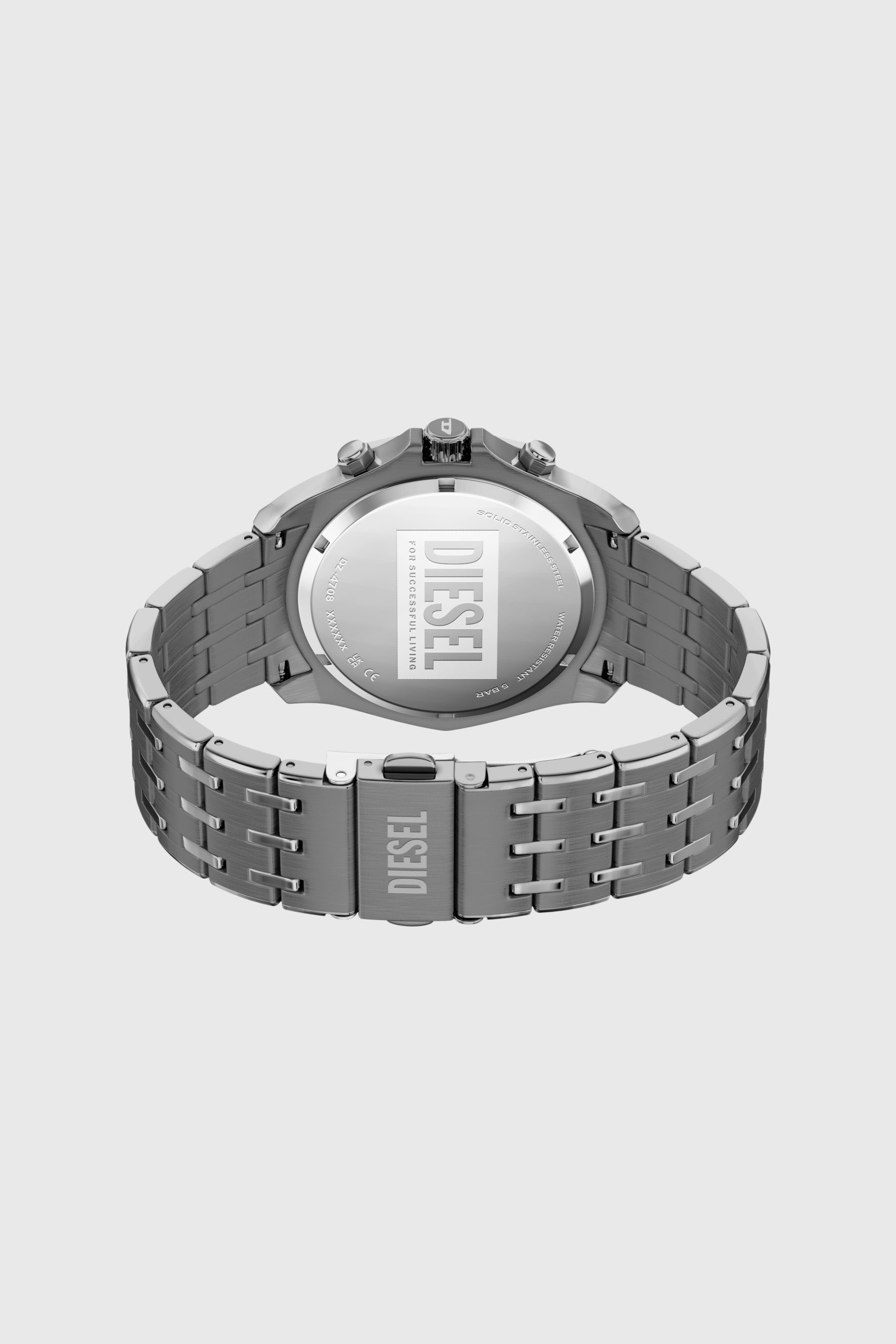 Diesel - DZ4708 WATCH, Montre Spiked en acier inoxydable Homme in Gris - 6
