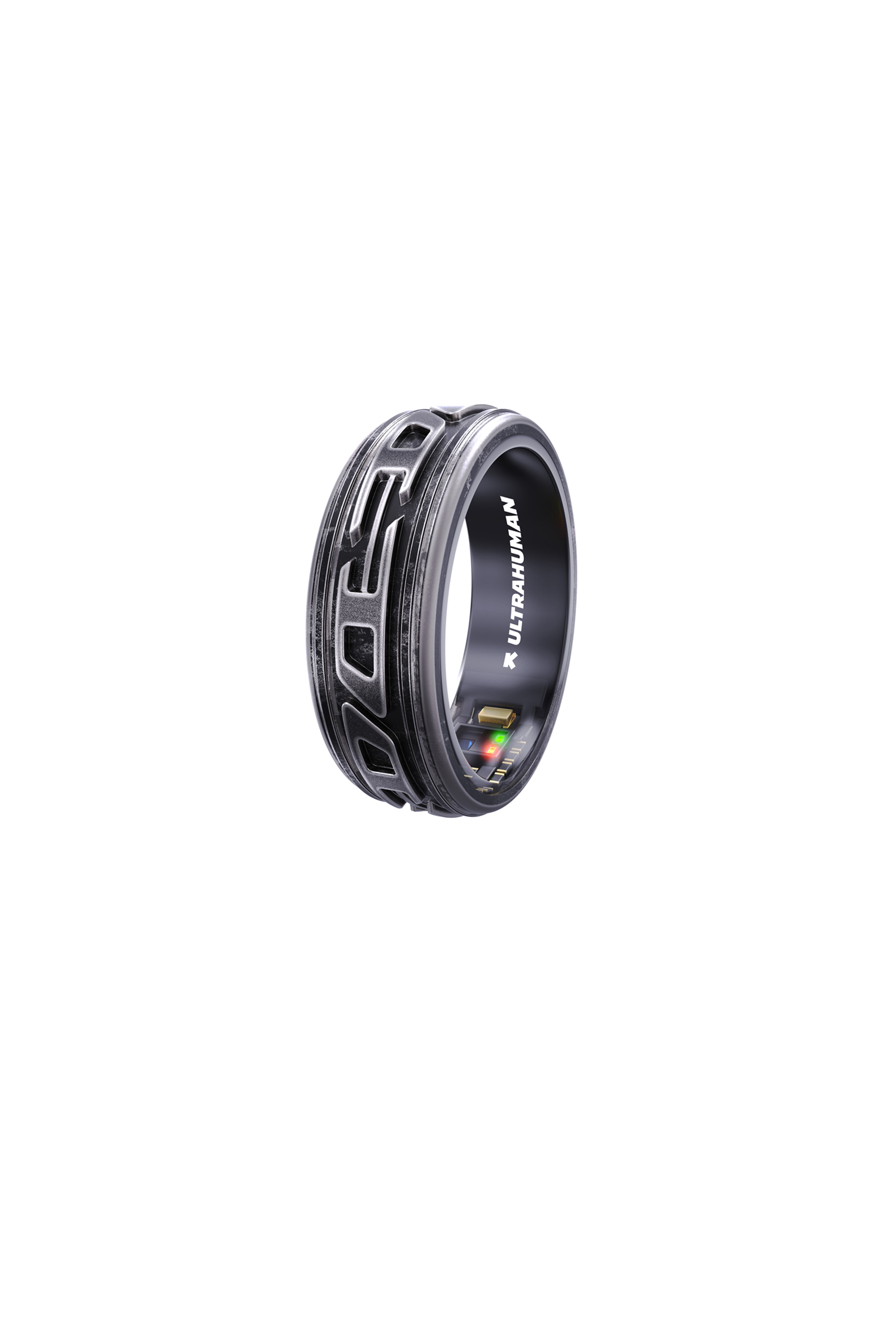 Diesel - SMART RING PHANTOM BLACK- UHRA-DD, Anneau connecté en noir vieilli Mixte in Noir - 2