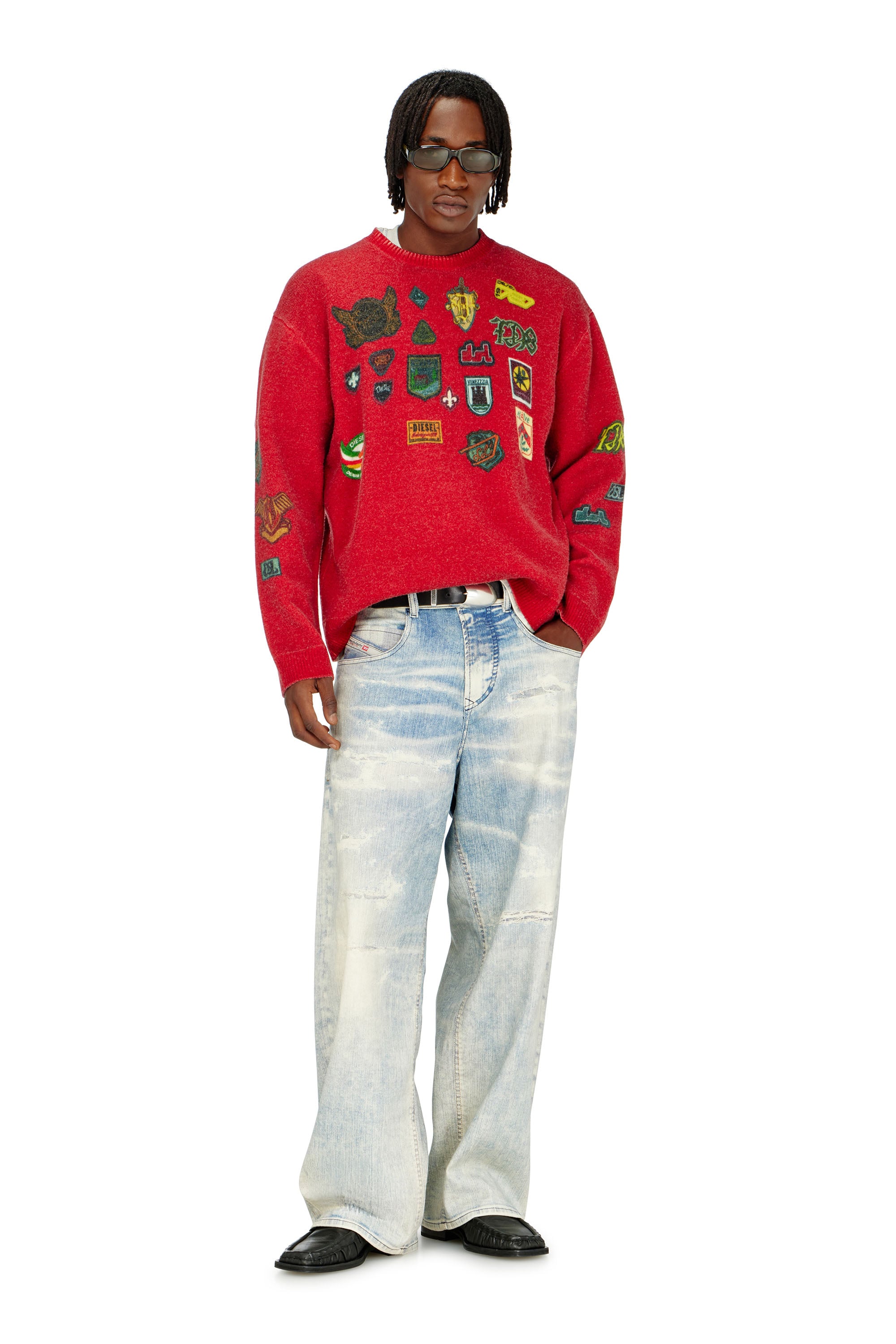 Diesel - Relaxed 2097 D-Enim-M Joggjeans&reg; 068XM Mixte, Bleu Clair - Image 3