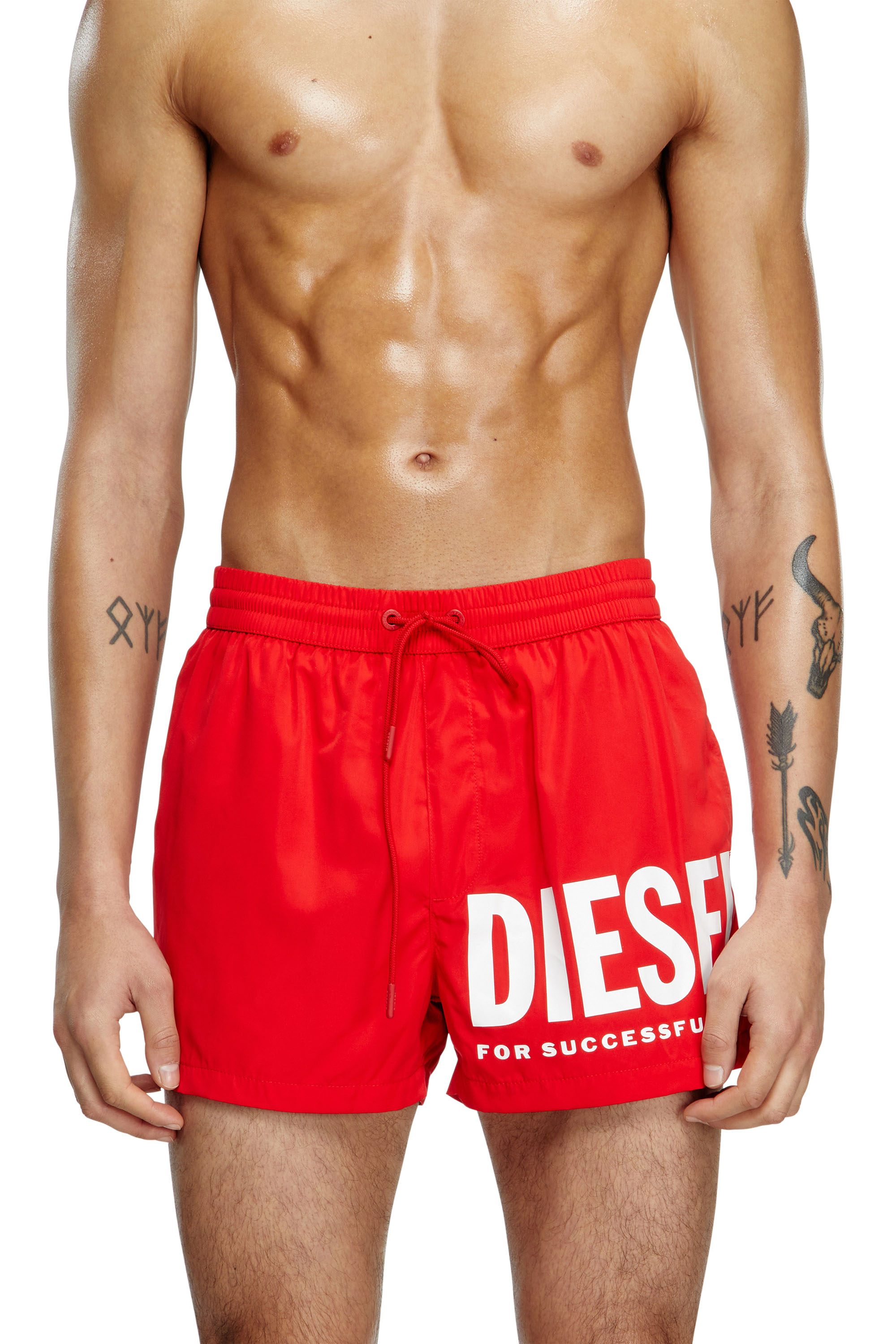 Diesel - MARIO-34-D-CORE, Short de bain avec logo imprimé Homme in Polychrome - 1