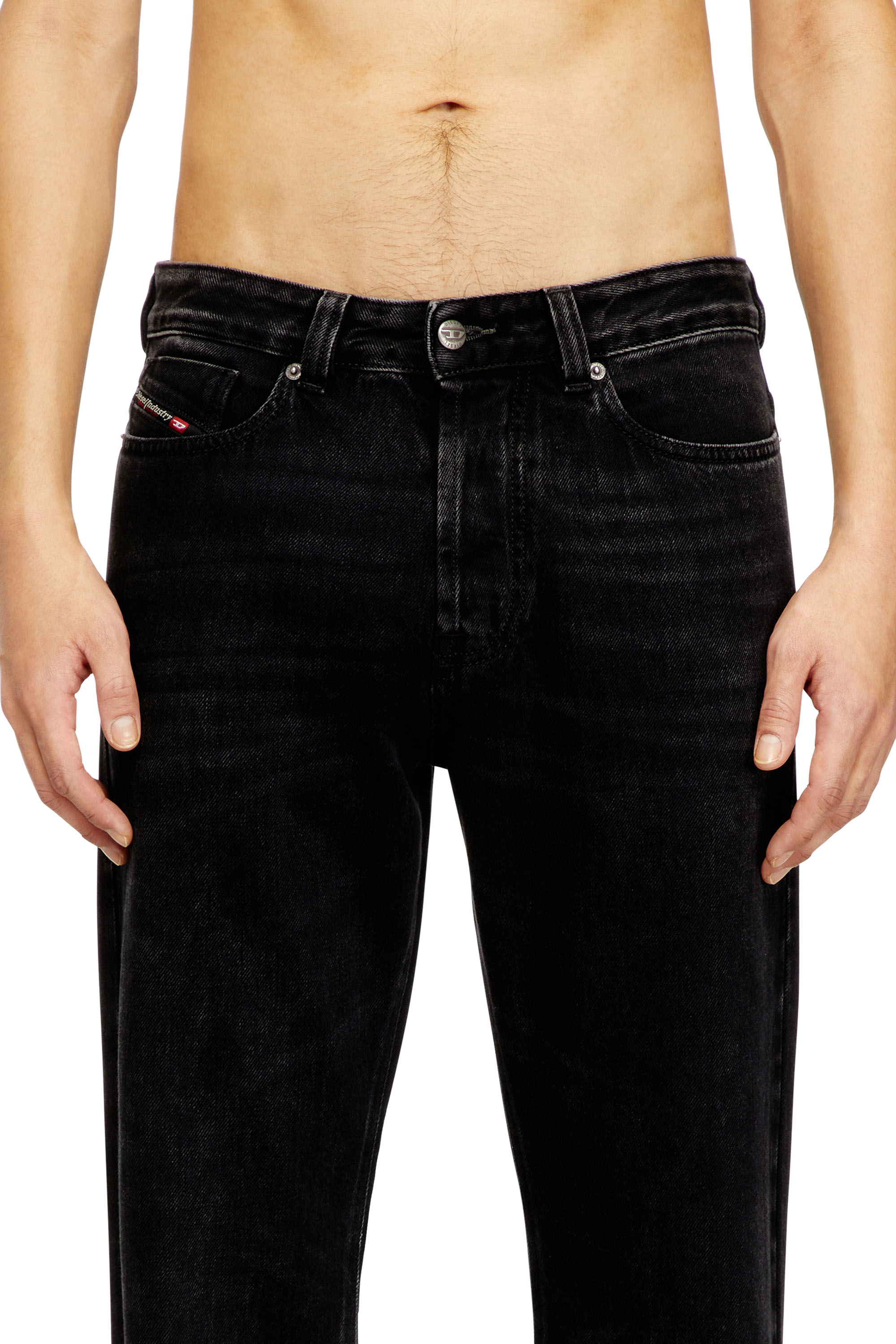 Diesel - Relaxed Jeans 1980 D-Eeper 09P09 Homme, Noir/Gris foncé - Image 5