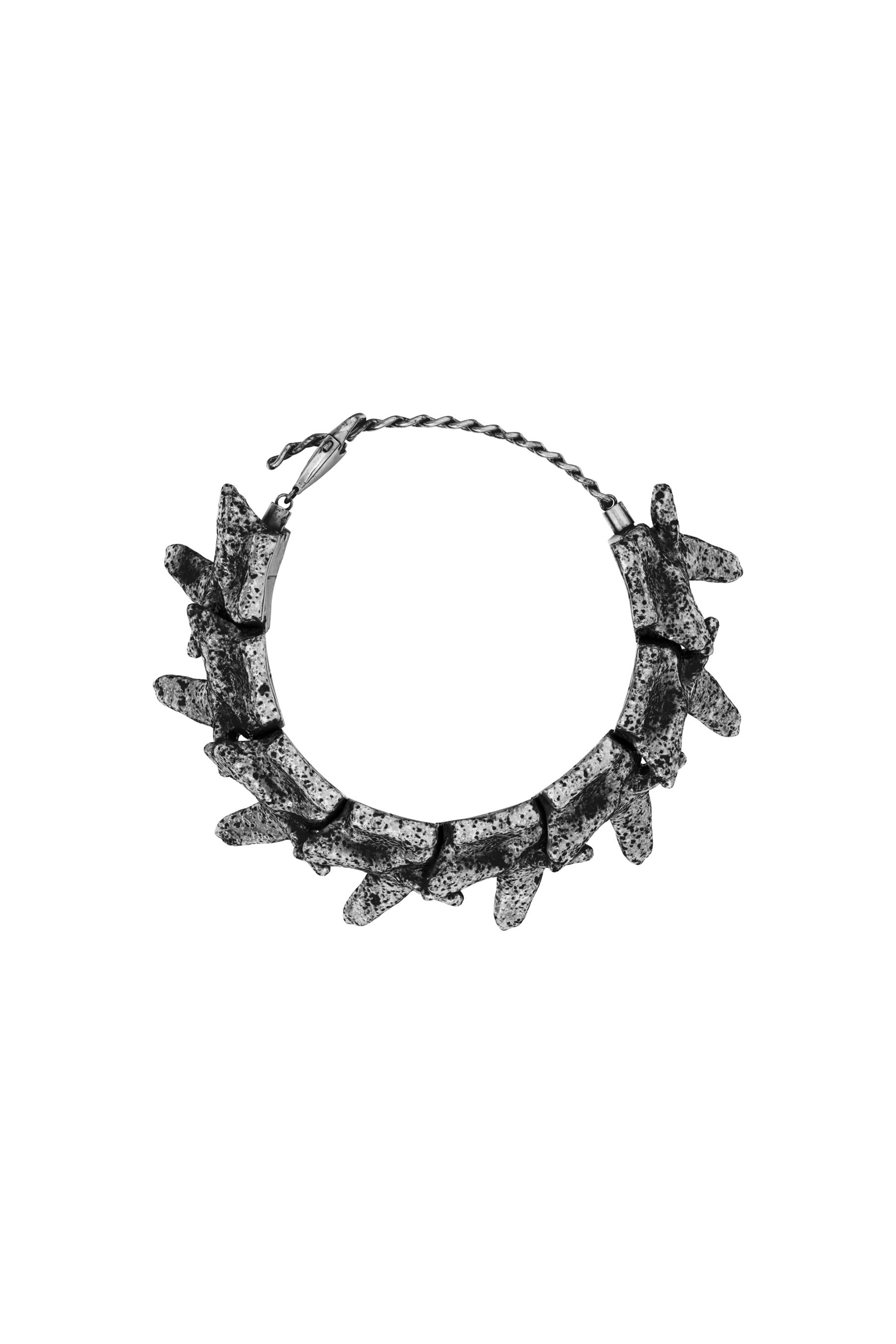 Diesel - DX1709040 JEWELLERY, Bracelet avec &eacute;l&eacute;ments argent&eacute;s Mixte in Gris - 1