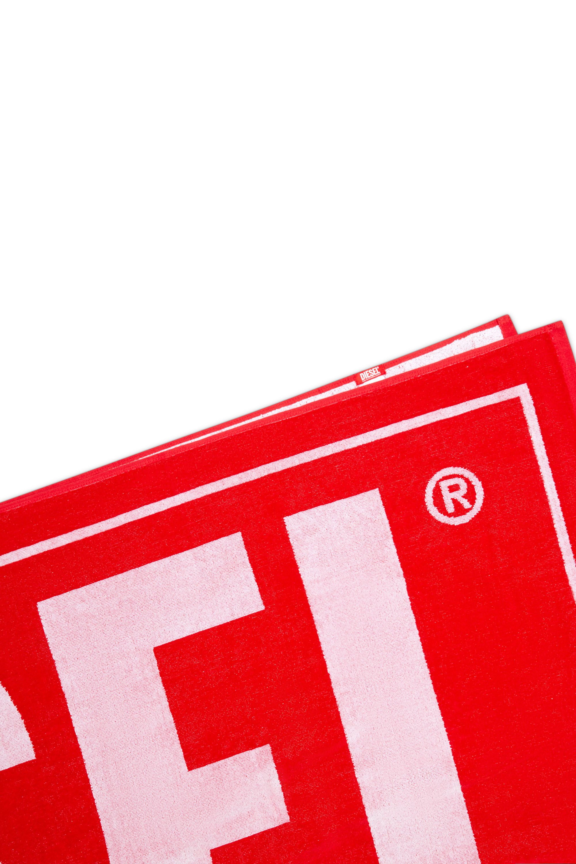 Diesel - BMT-HELLERI, Serviette de plage avec logo Successful Homme in Rouge - 3