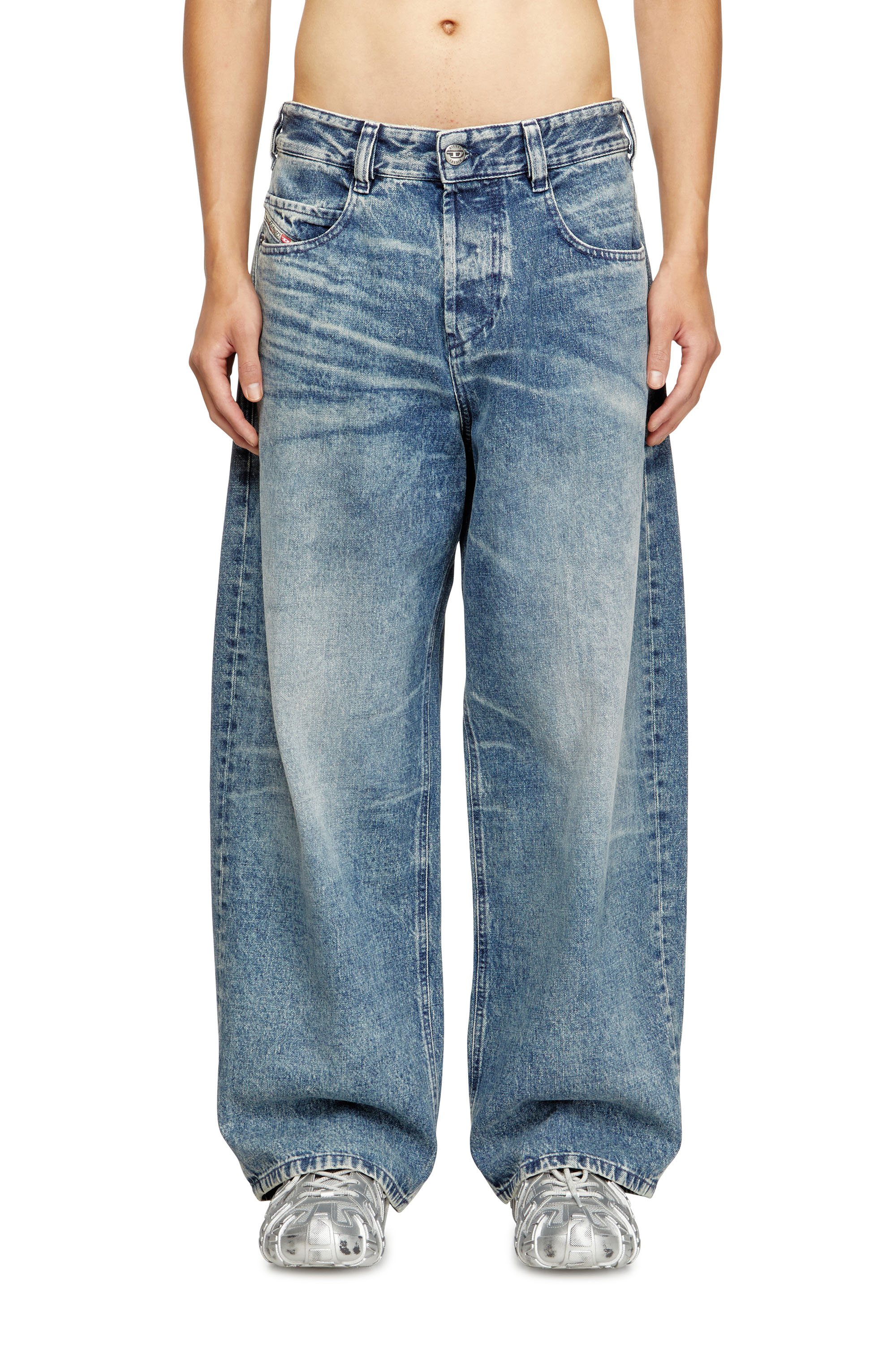 Diesel - Relaxed Jeans 1997 D-Enim 007DA Mixte, Bleu Clair - Image 1
