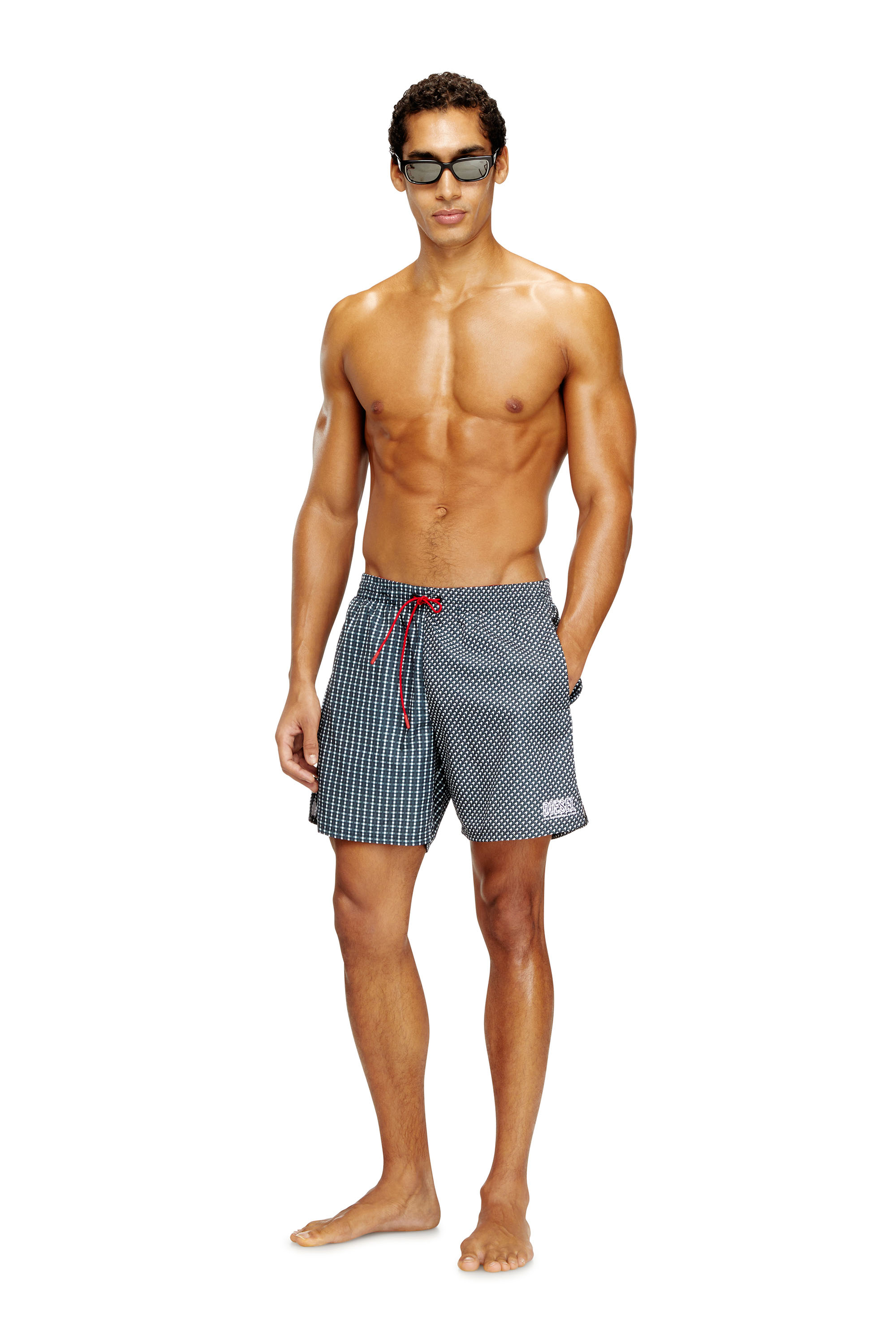 Diesel - SPORT-41-D-CORE, Short de bain à motifs mixtes Homme in ToBeDefined - 1