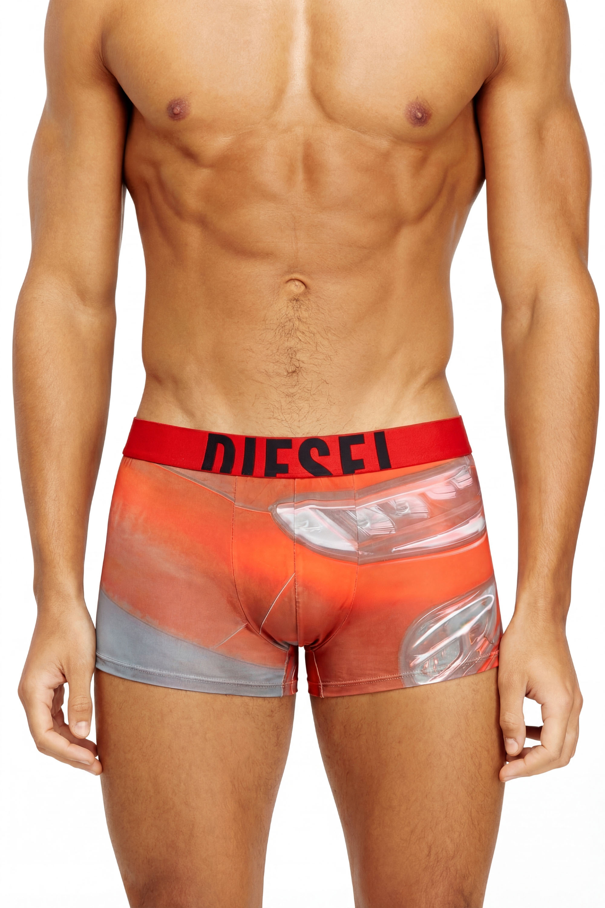 Diesel - DAMIEN-D-POP-40, Boxer à imprimé Pop Homme in Rouge - 2