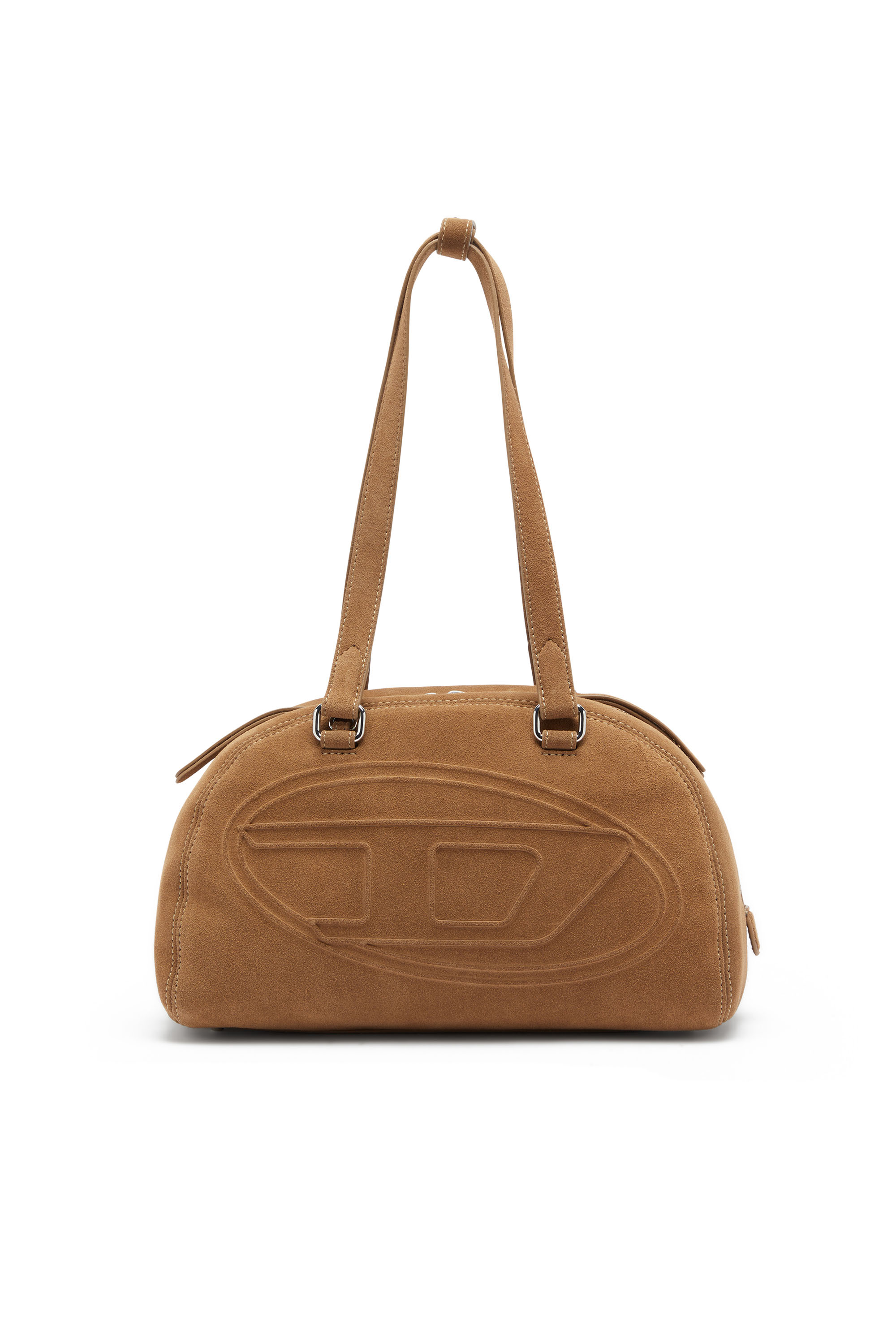 Diesel - 1DR DOME SHOULDER, 1DR Dome-Sac &agrave; &eacute;paule avec logo Oval D Mixte in Beige - 1