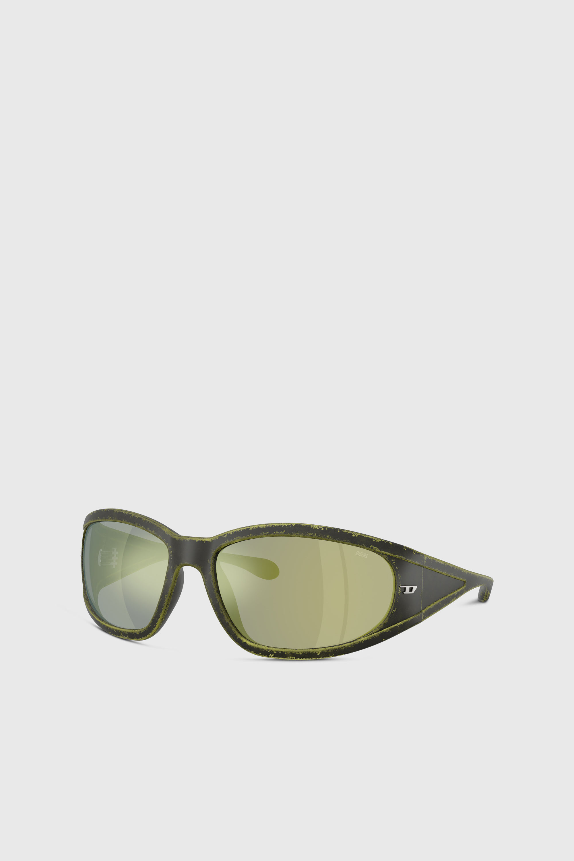 Diesel - 0DL3002, Lunettes de soleil rectangulaires en ac&eacute;tate Mixte in Vert - 4