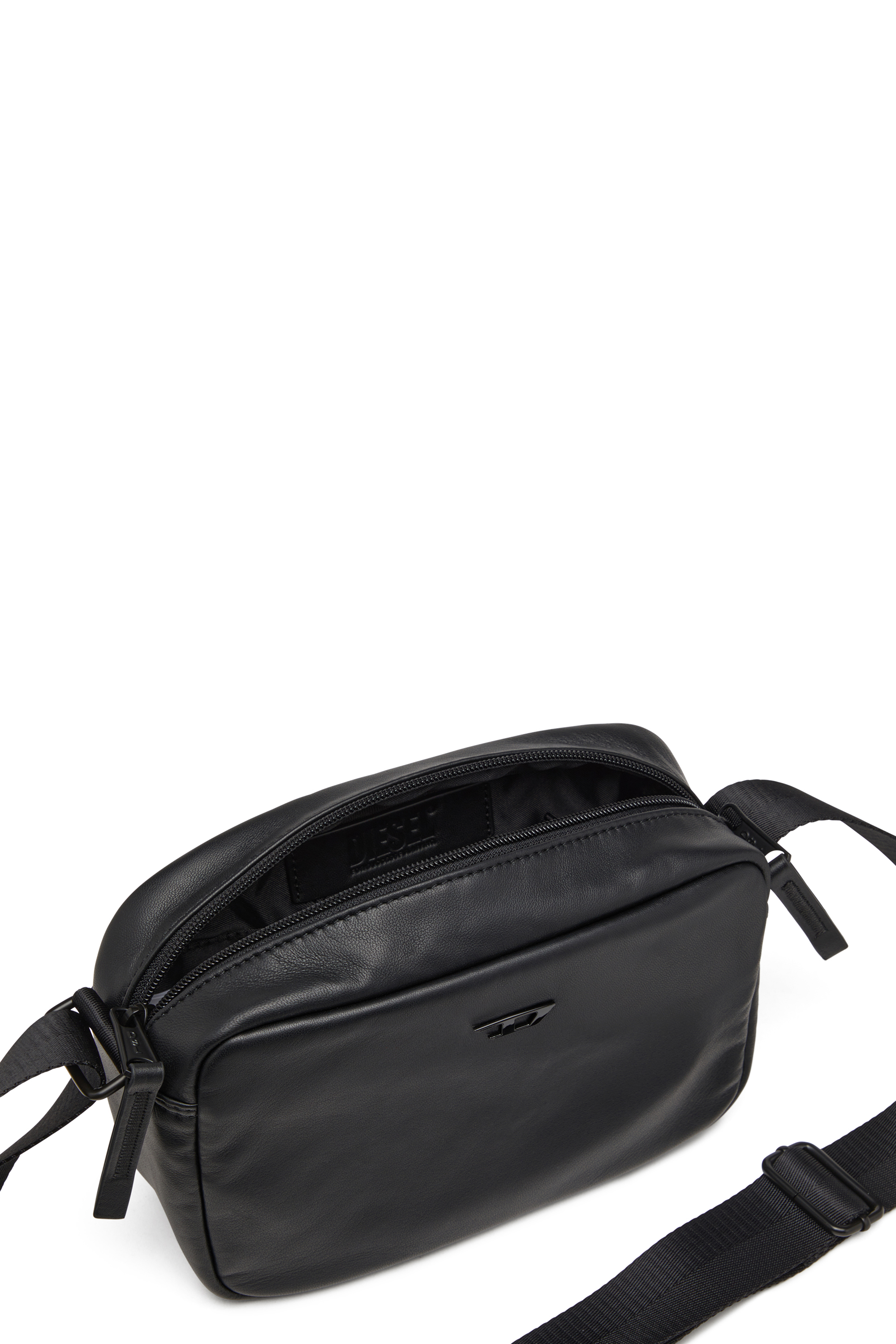 Diesel - RAVE CAMERA BAG X, Sac caméra en cuir nappa Homme in Noir - 4