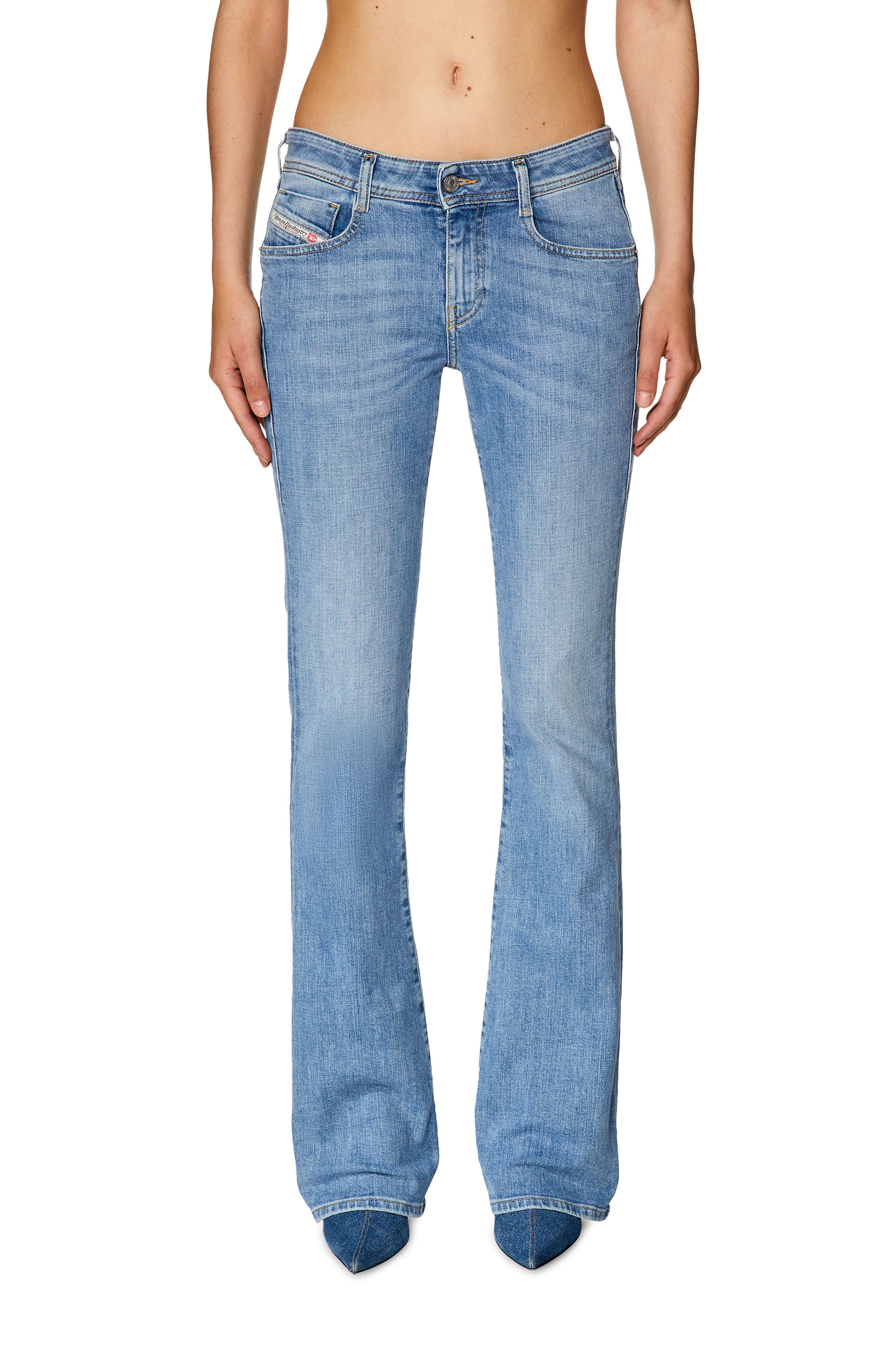 Diesel - Bootcut and Flare Jeans 1969 D-Ebbey 09F76, Bleu Clair - Image 2