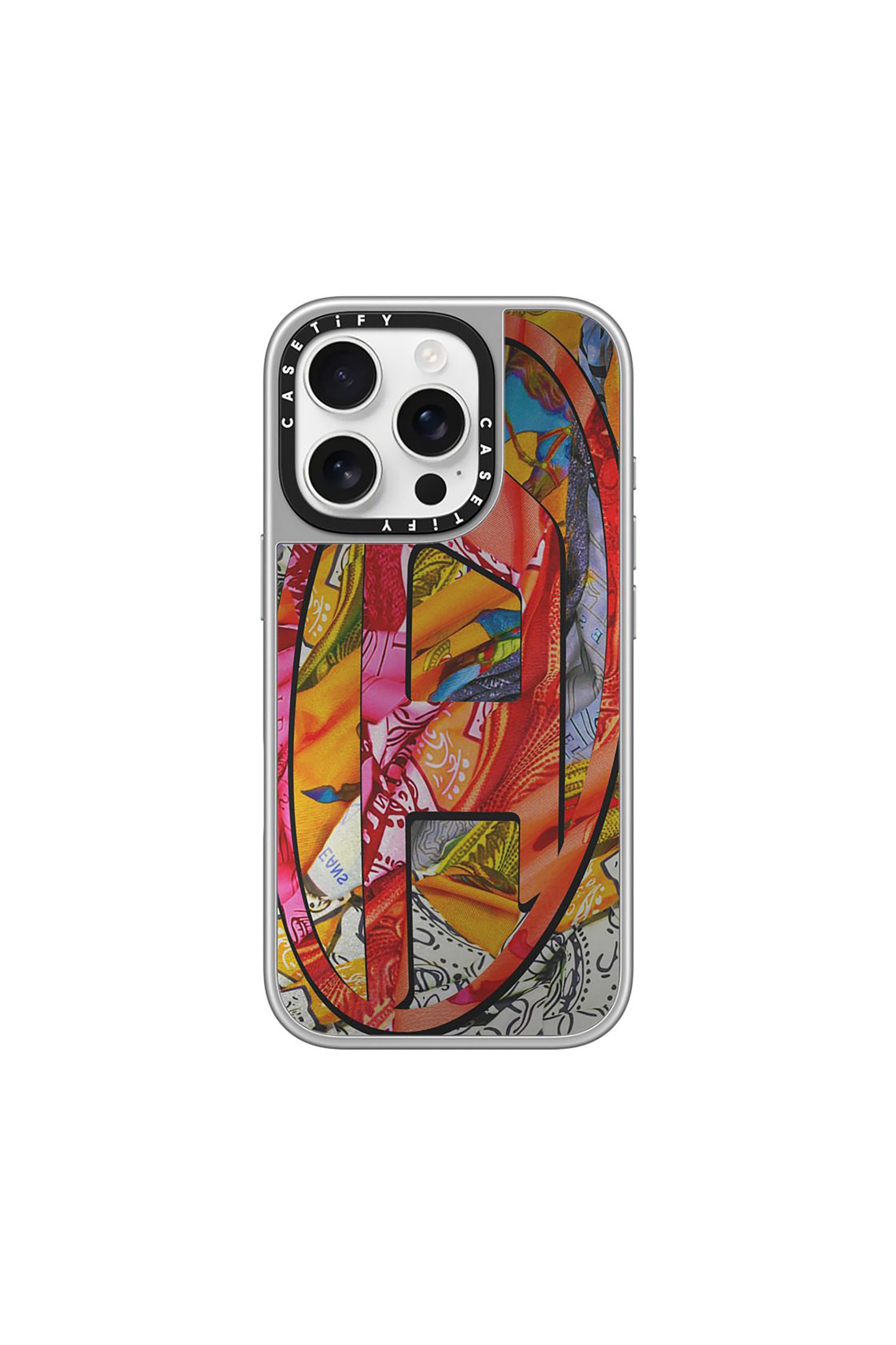 Diesel - 60334 CASETIFY MOULDED CASE, Coque MagSafe Bandana iPhone 16 Pro Mixte in Polychrome - 1