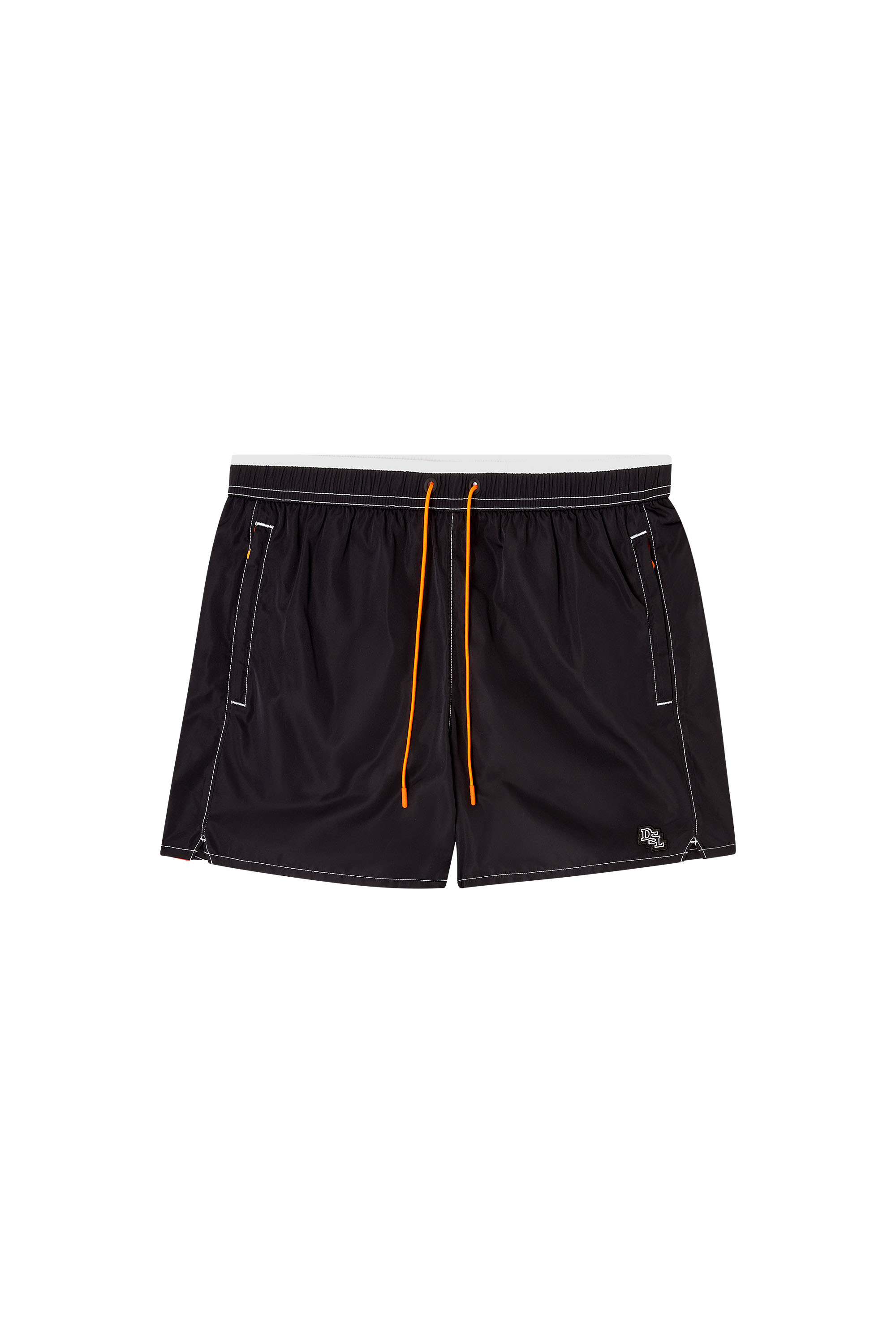 Diesel - SOCCER-41-D-POP-B, Short de bain avec finition ton sur ton et écusson DSL Homme in ToBeDefined - 3