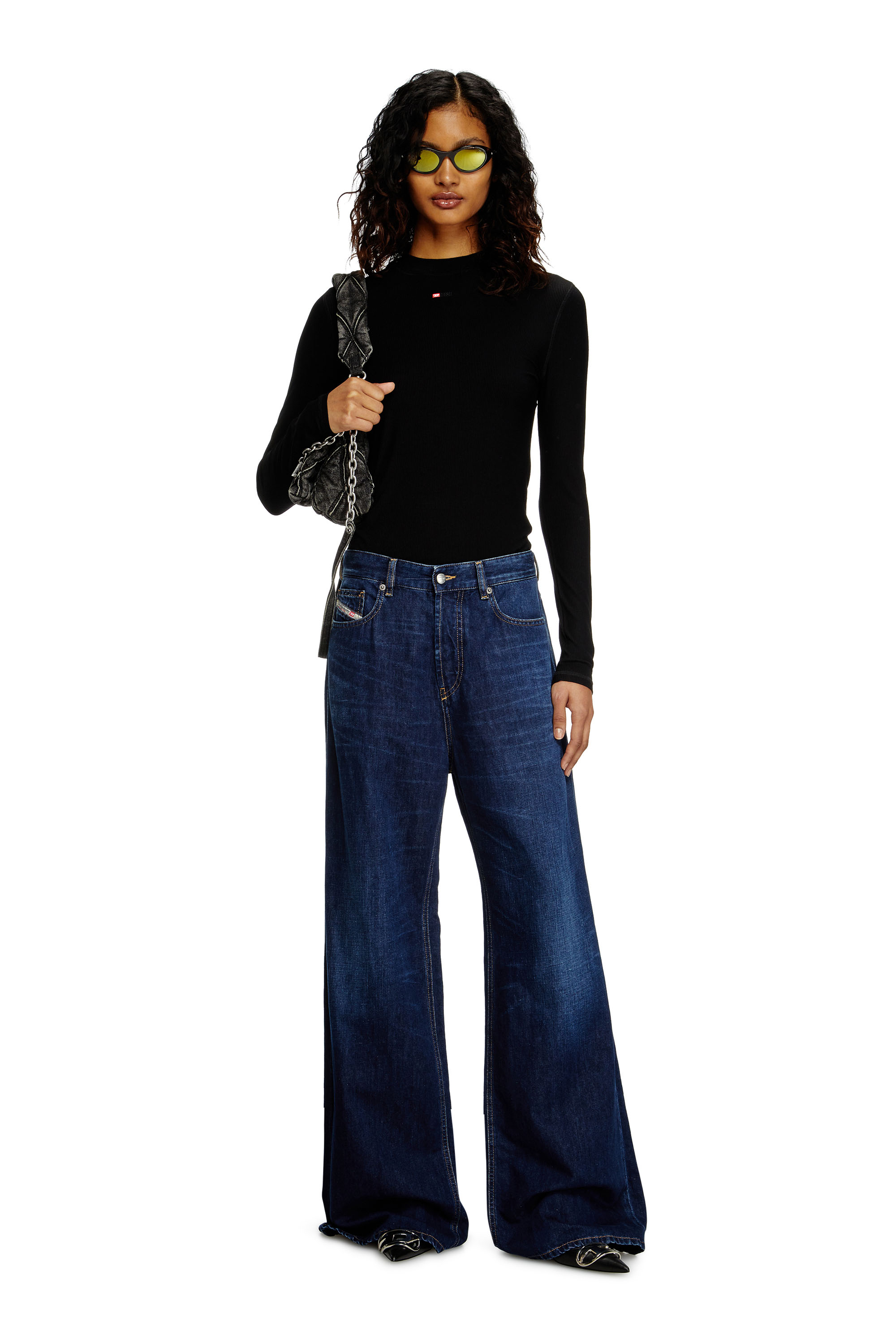 Diesel - Relaxed Jeans 1996 D-Sire 068RA Femme, Bleu Fonc&eacute; - Image 1