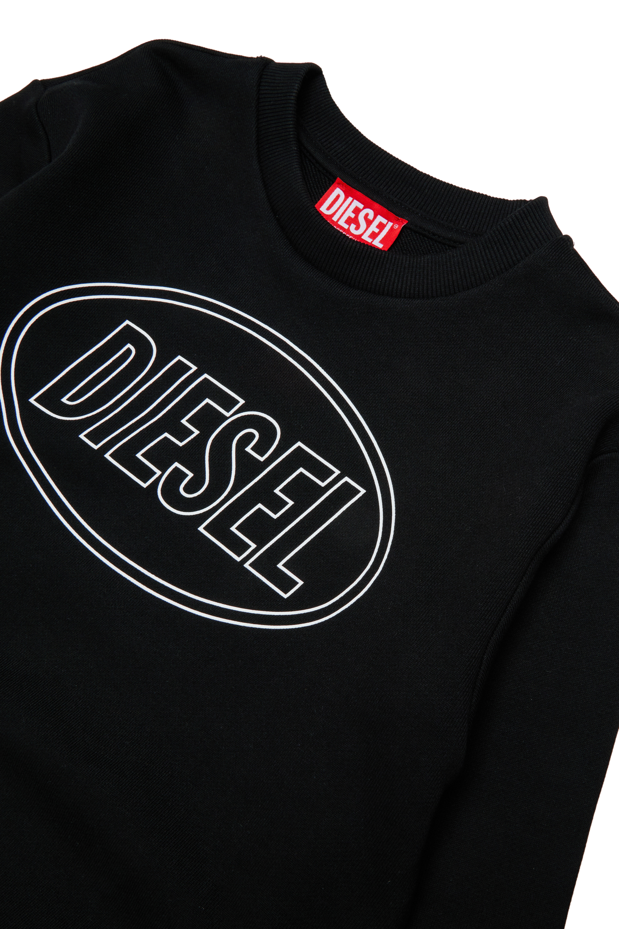 Diesel - SCIRCLE OVER, Sweat-shirt avec imprim&eacute; logo Homme in Noir - 3