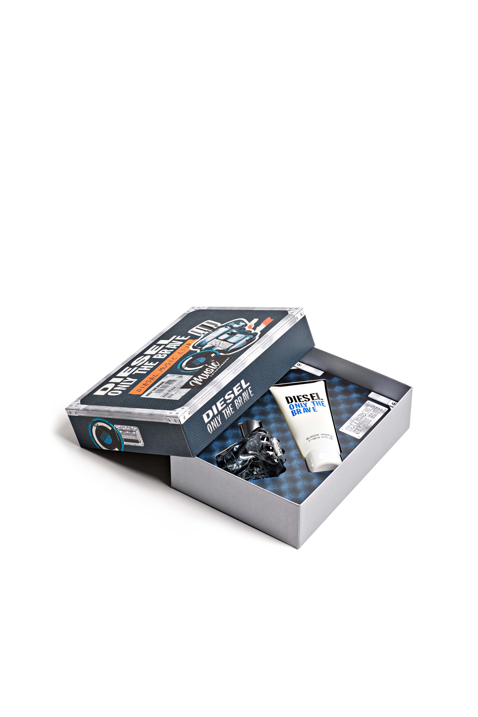 Diesel - ONLY THE BRAVE 50 ML GIFT SET, Coffret  Only The Brave Homme in Gris - 3