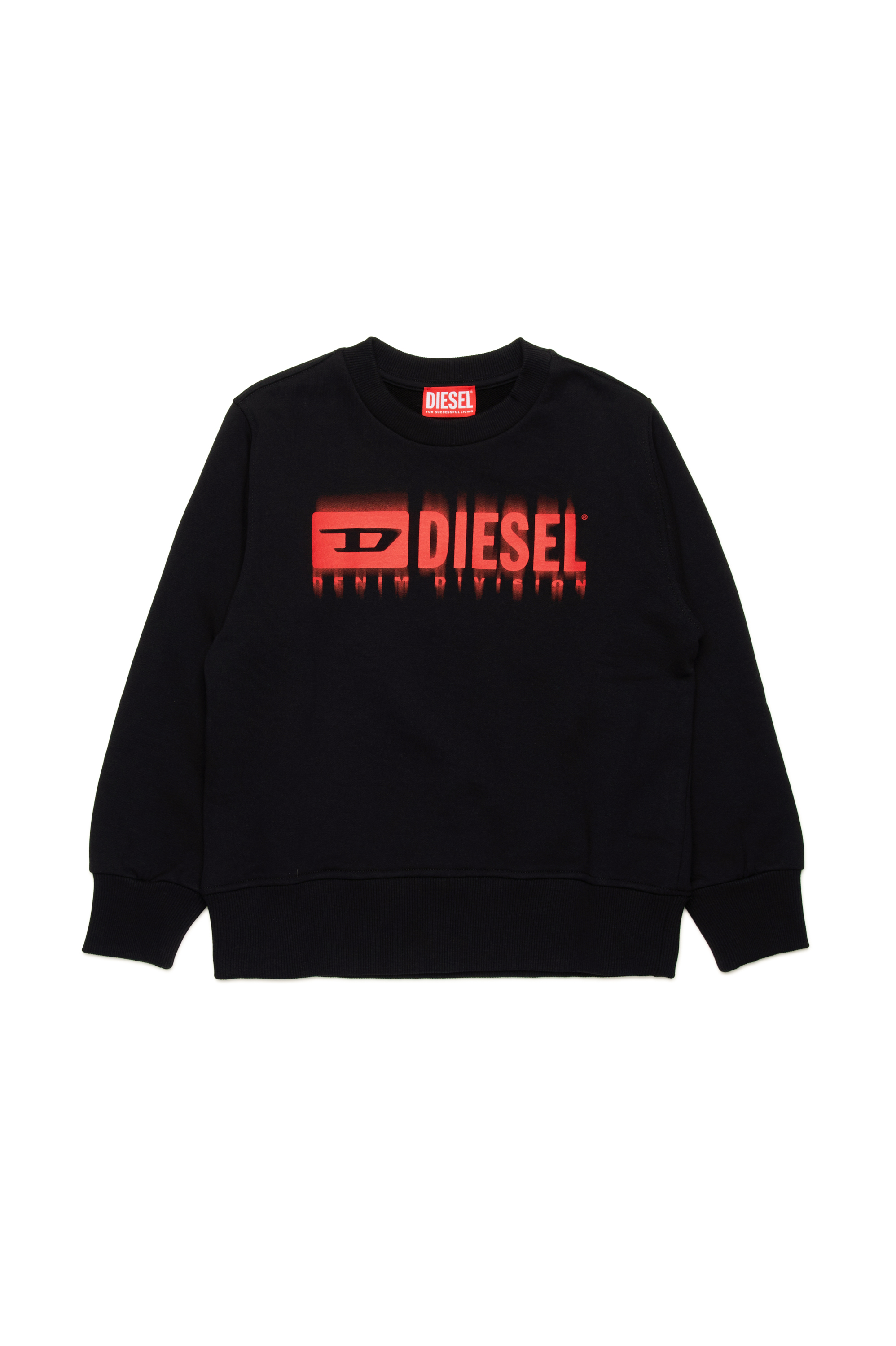 Diesel - SGINNL8 OVER, Sweat-shirt avec logo taché Homme in Polychrome - 1