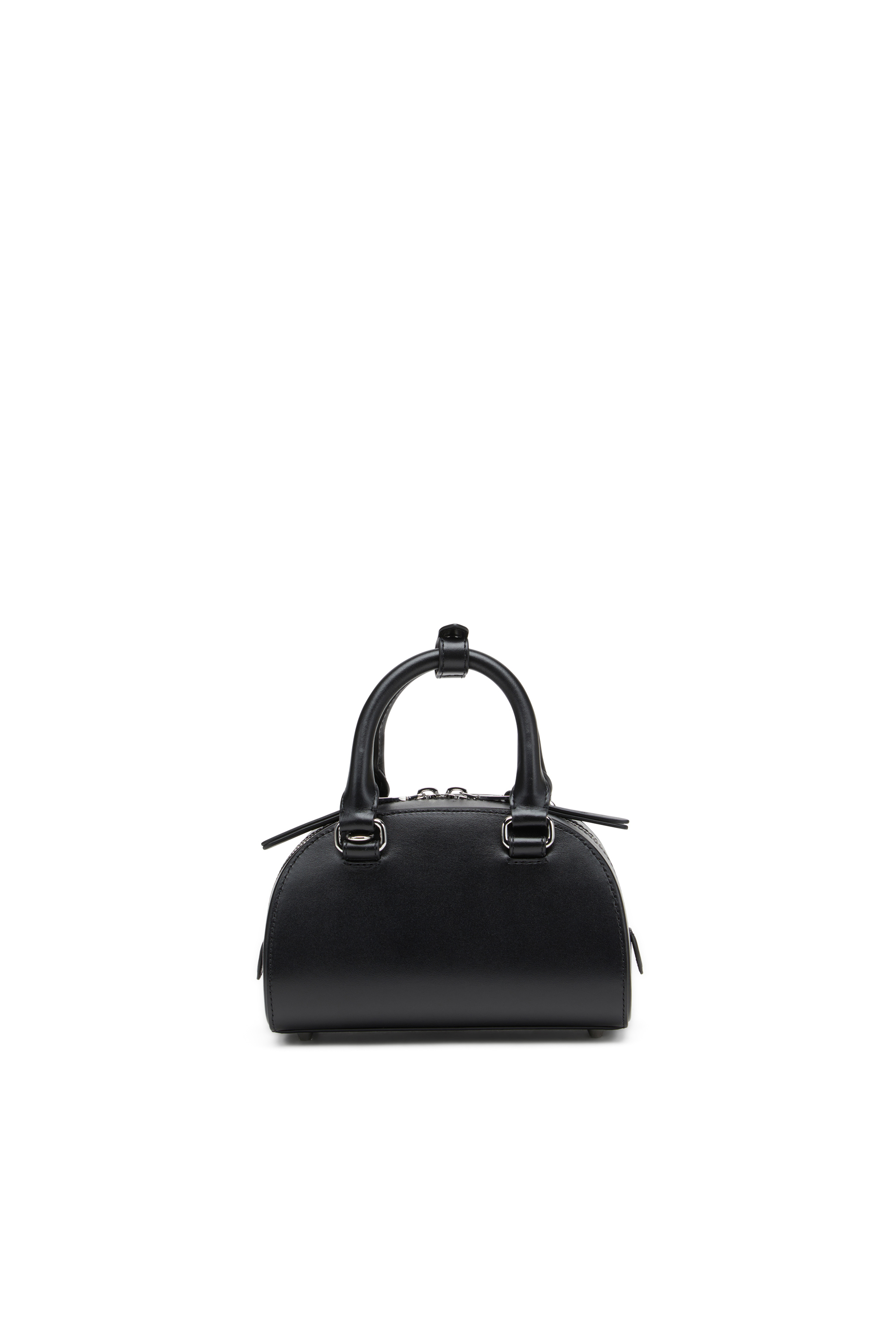 Diesel - 1DR DOME CROSSBODY, Mini sac bowling en cuir Femme in Noir - 2