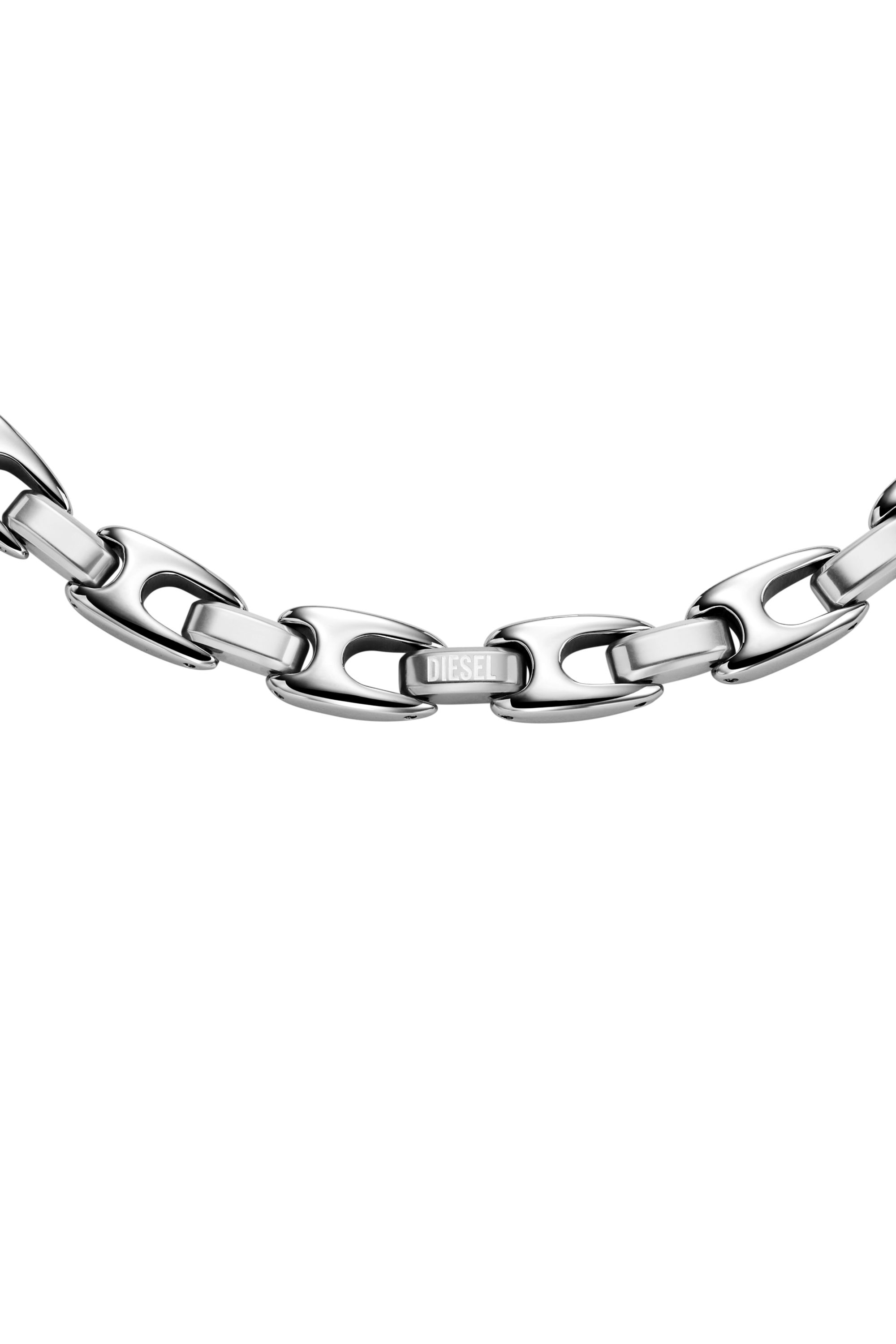 Diesel - DX1650040 JEWELLERY, Boucles d'oreilles pendantes en acier inoxydable Mixte in Gris argenté - 2