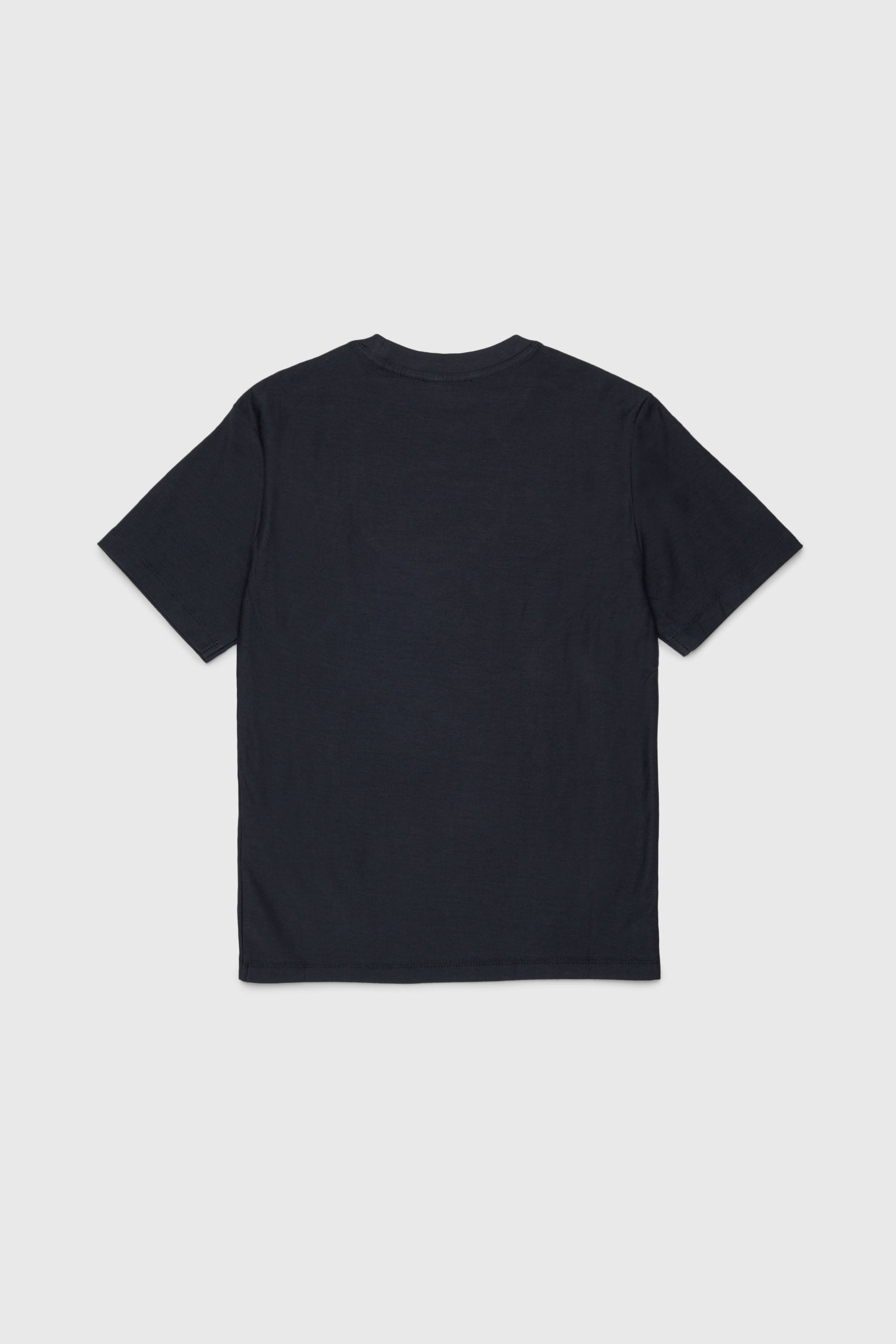 Diesel - TFRIT OVER, T-shirt avec logo Oval D et effet chin&eacute; Homme in Noir - 2